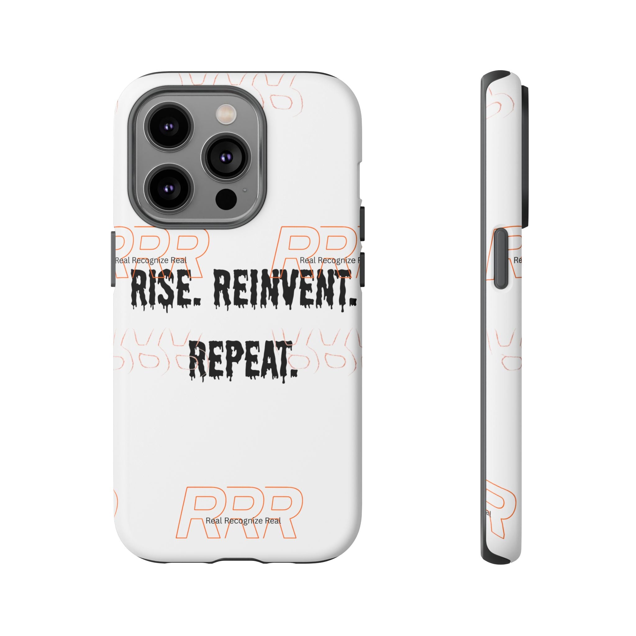Tough Cases — "Rise. Reinvent. Repeat." Motivational Phone Case