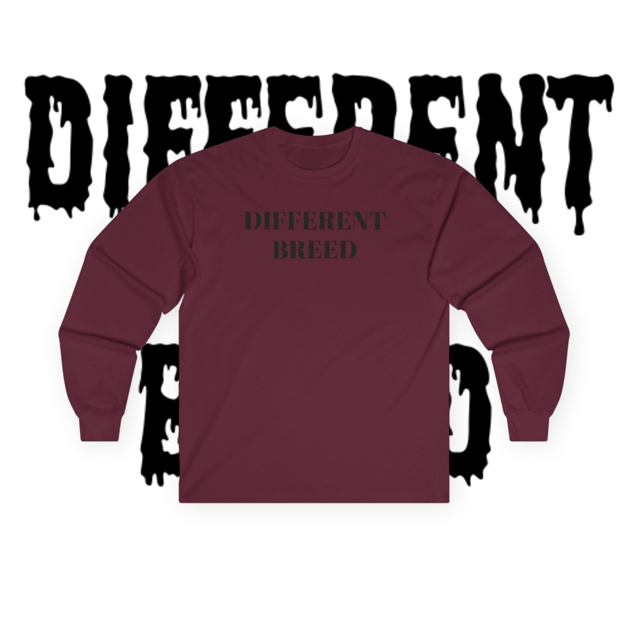 Different Breed Long Sleeve Tee — “Take Risk and Prosper” Graphic