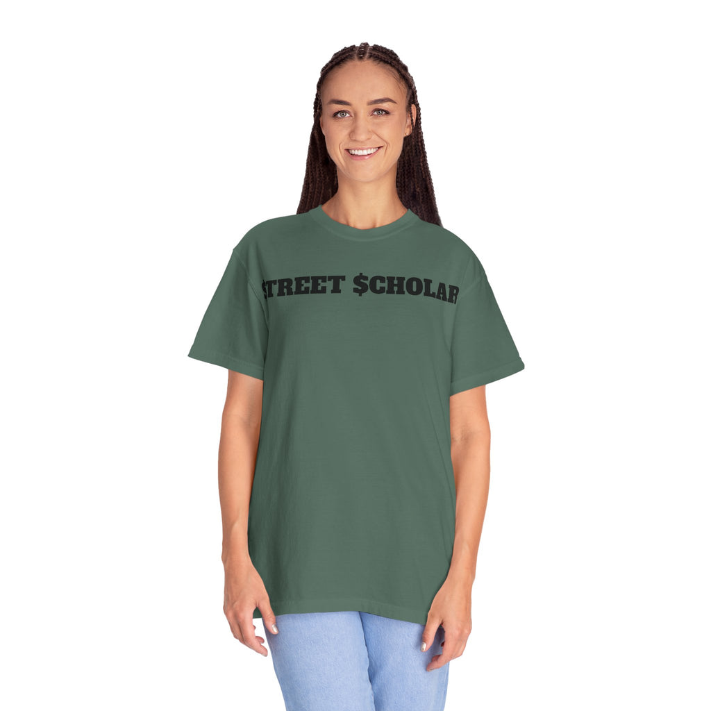 Street Scholar T‑Shirt — Bold Graphic Lip Grill Design