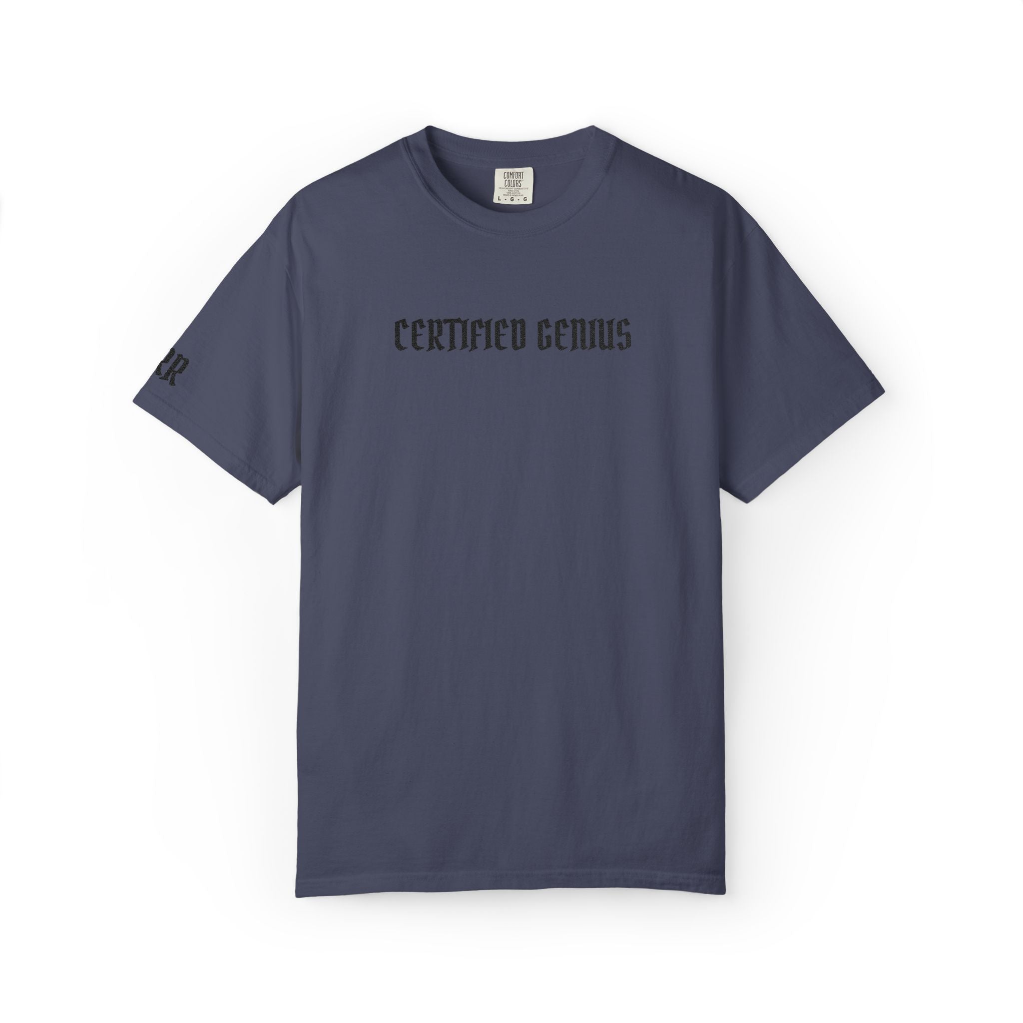 Certified Genuis White Graphic T-Shirt