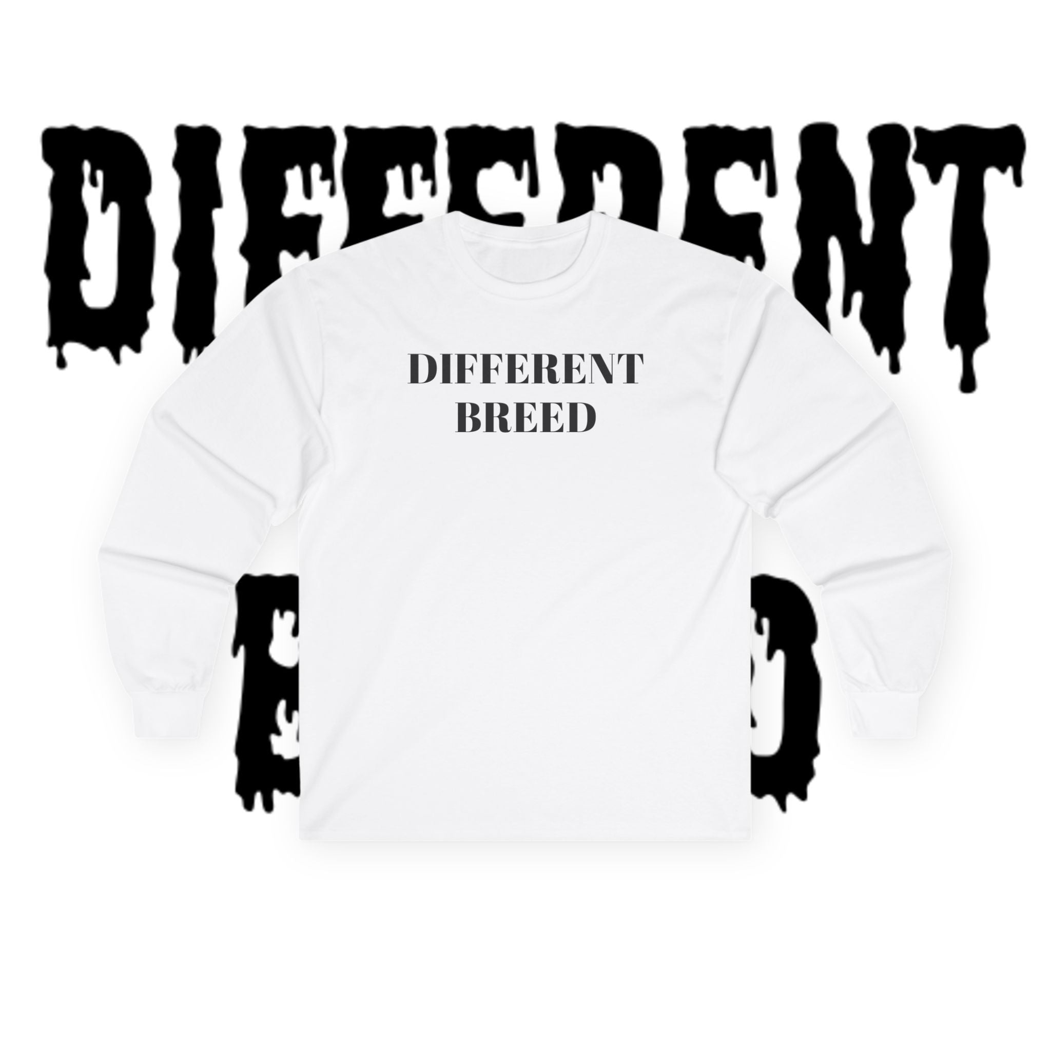 Different Breed Long Sleeve Tee — “Take Risk and Prosper” Graphic