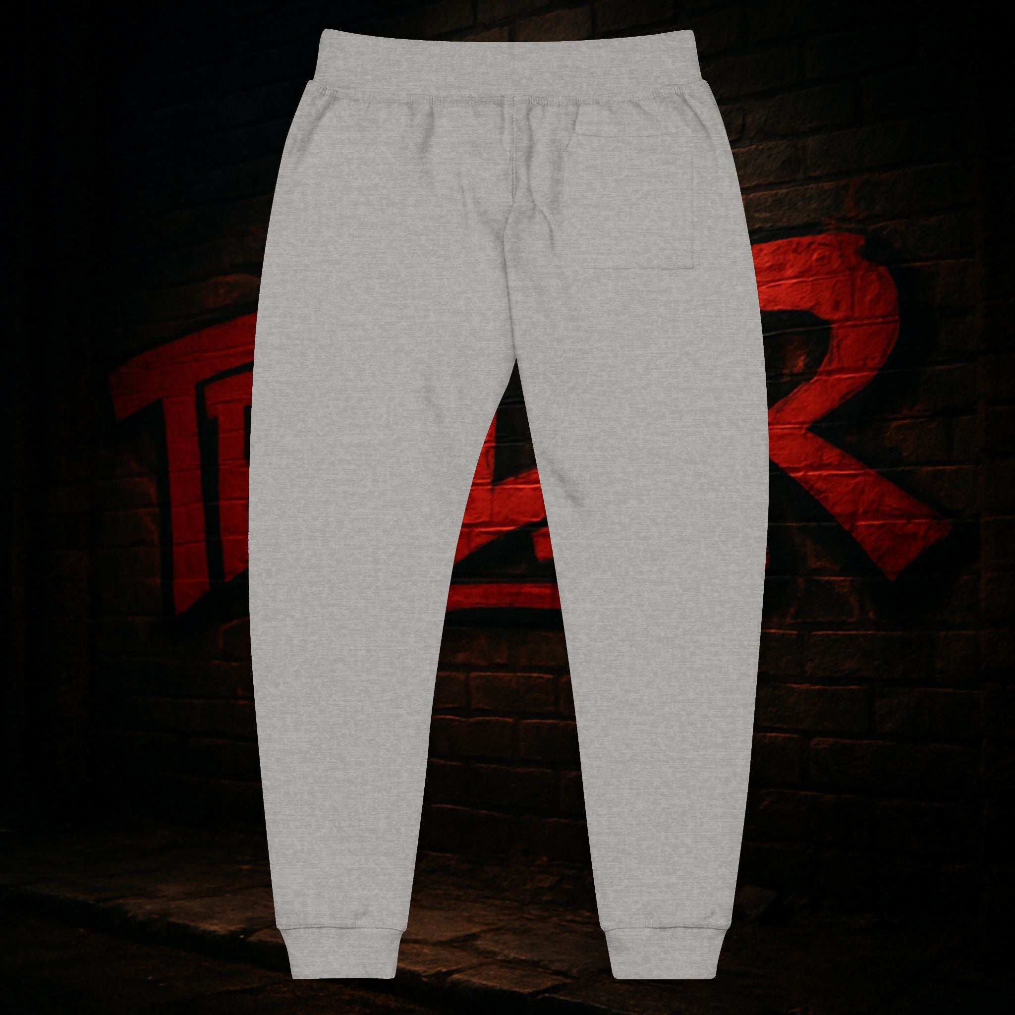 Embroidered Fleece Sweatpants — Cozy Casual Lounge Joggers