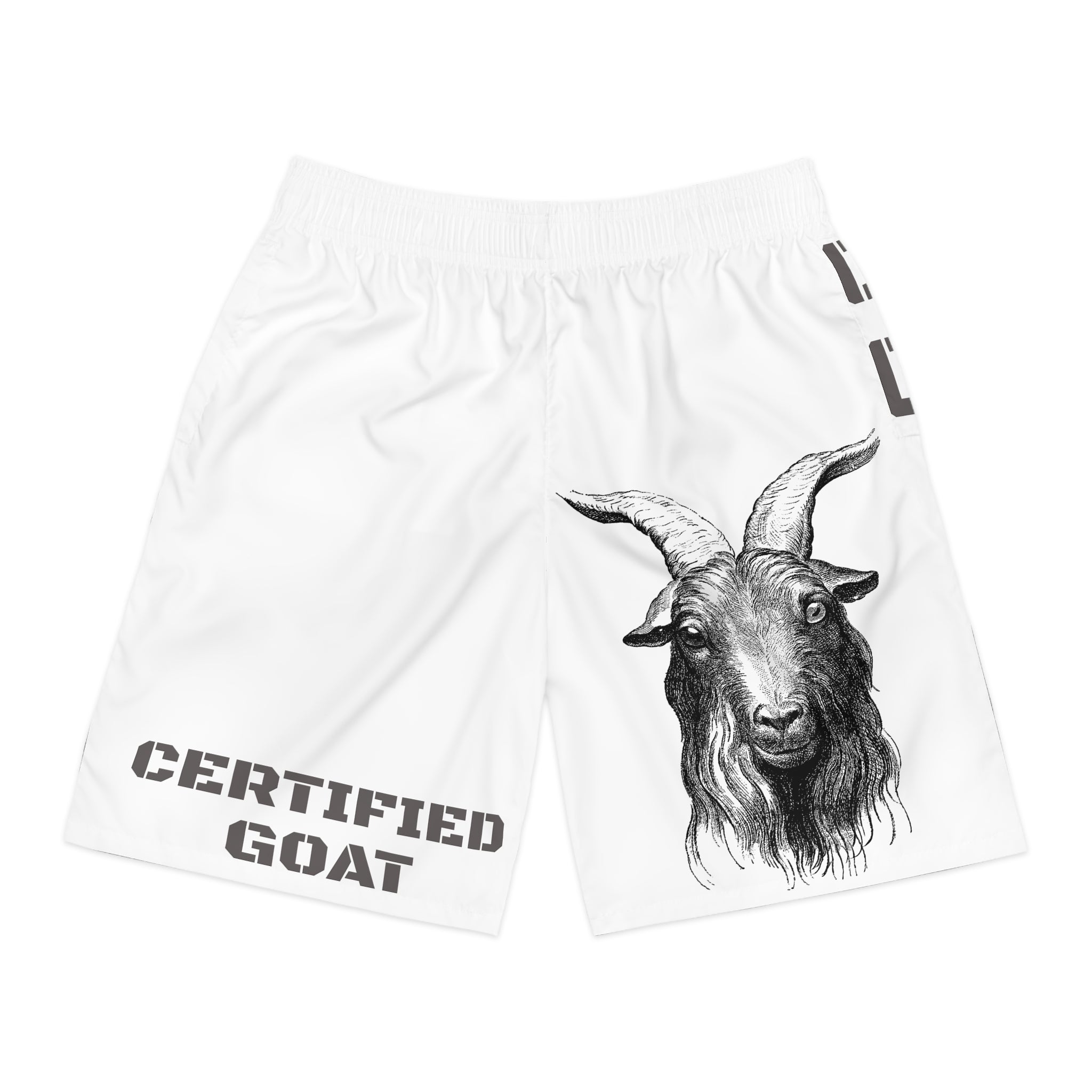 Certified Goat Men’s Jogger Shorts — Graphic Athletic Casual Loungewear