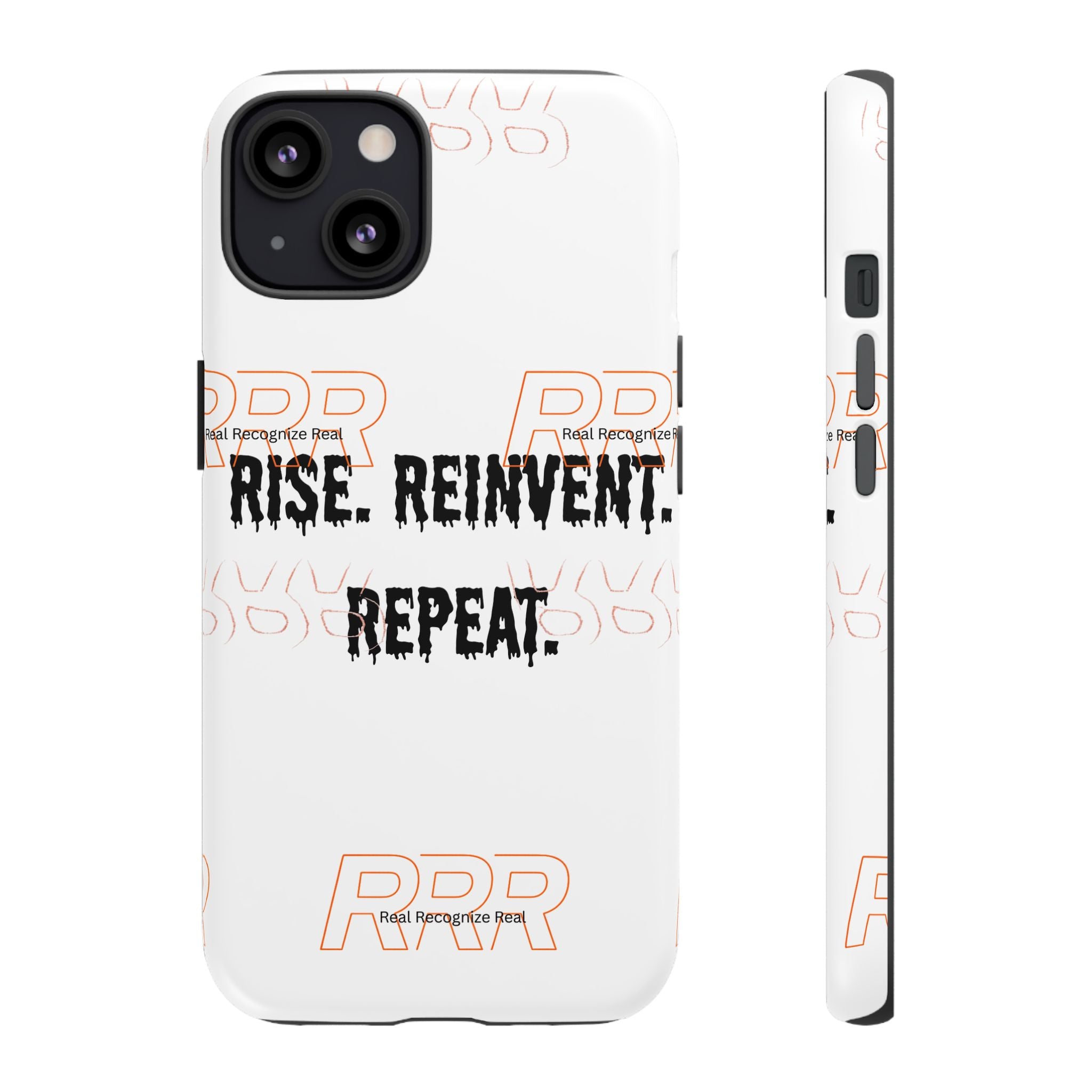 Tough Cases — "Rise. Reinvent. Repeat." Motivational Phone Case