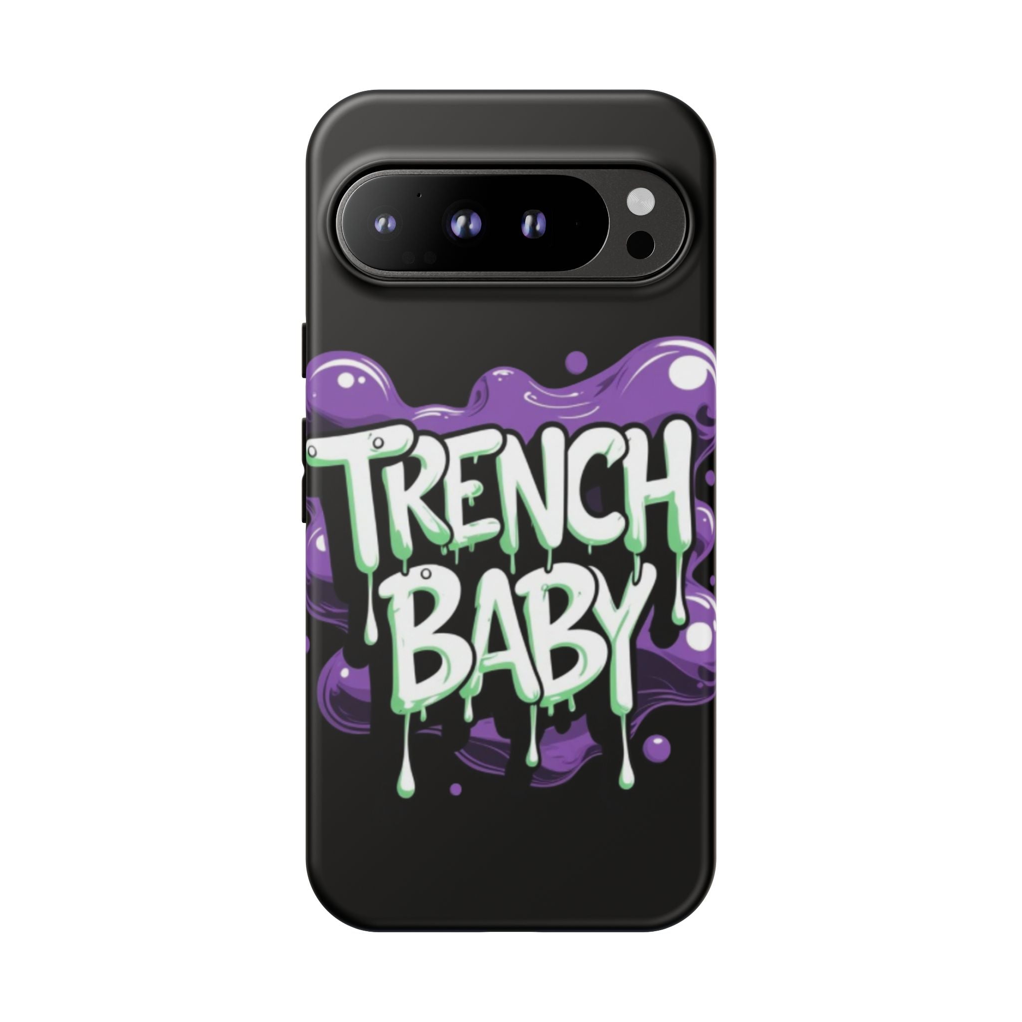 Phone Case — "Trench Baby" Drippy Graffiti Design
