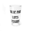Mixing Glass — Gothic 'Value Pain, Life's Lessons' 16oz Cocktail Mixer