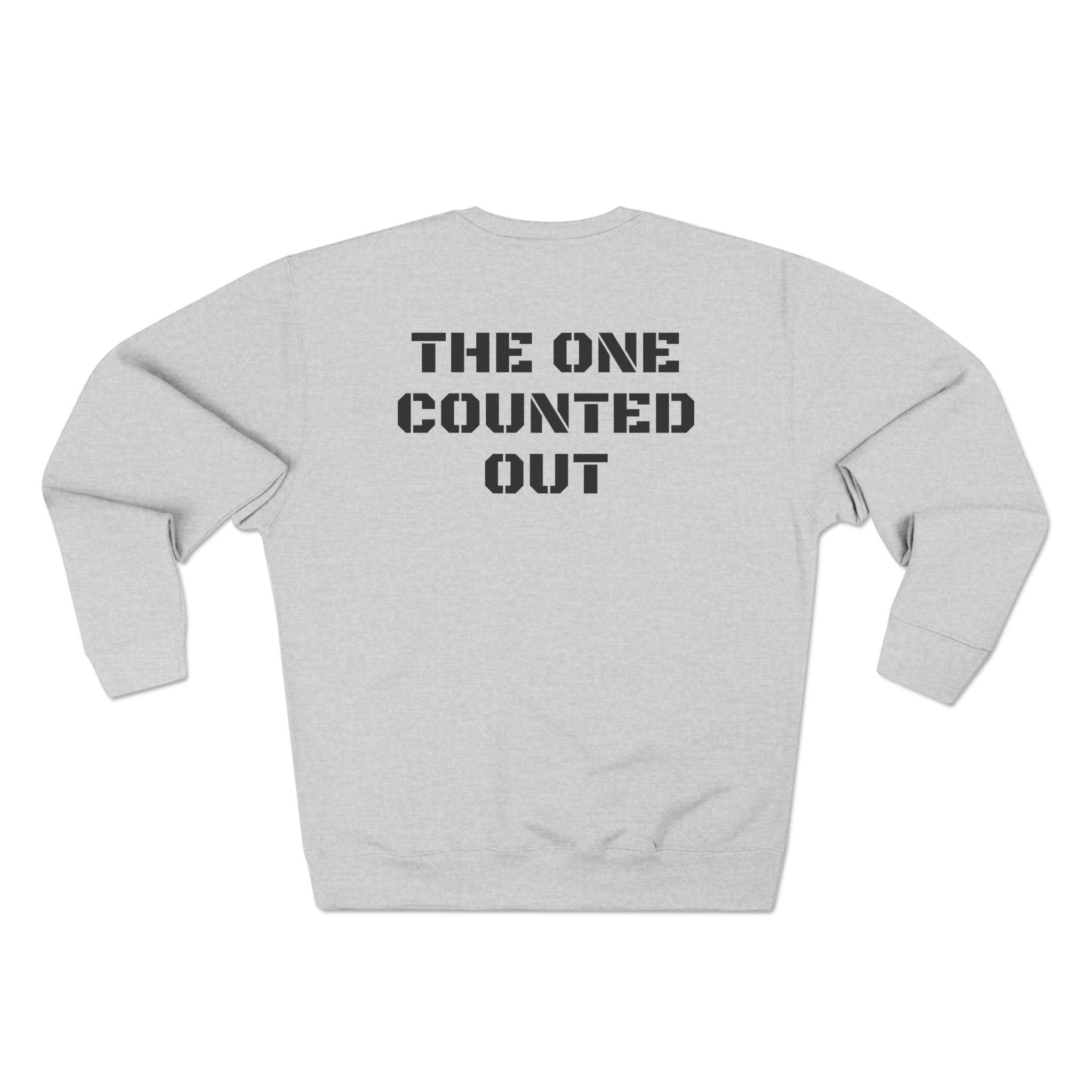 Crewneck Sweatshirt — 'Black Sheep' Graphic Pullover (The One Counted Out)