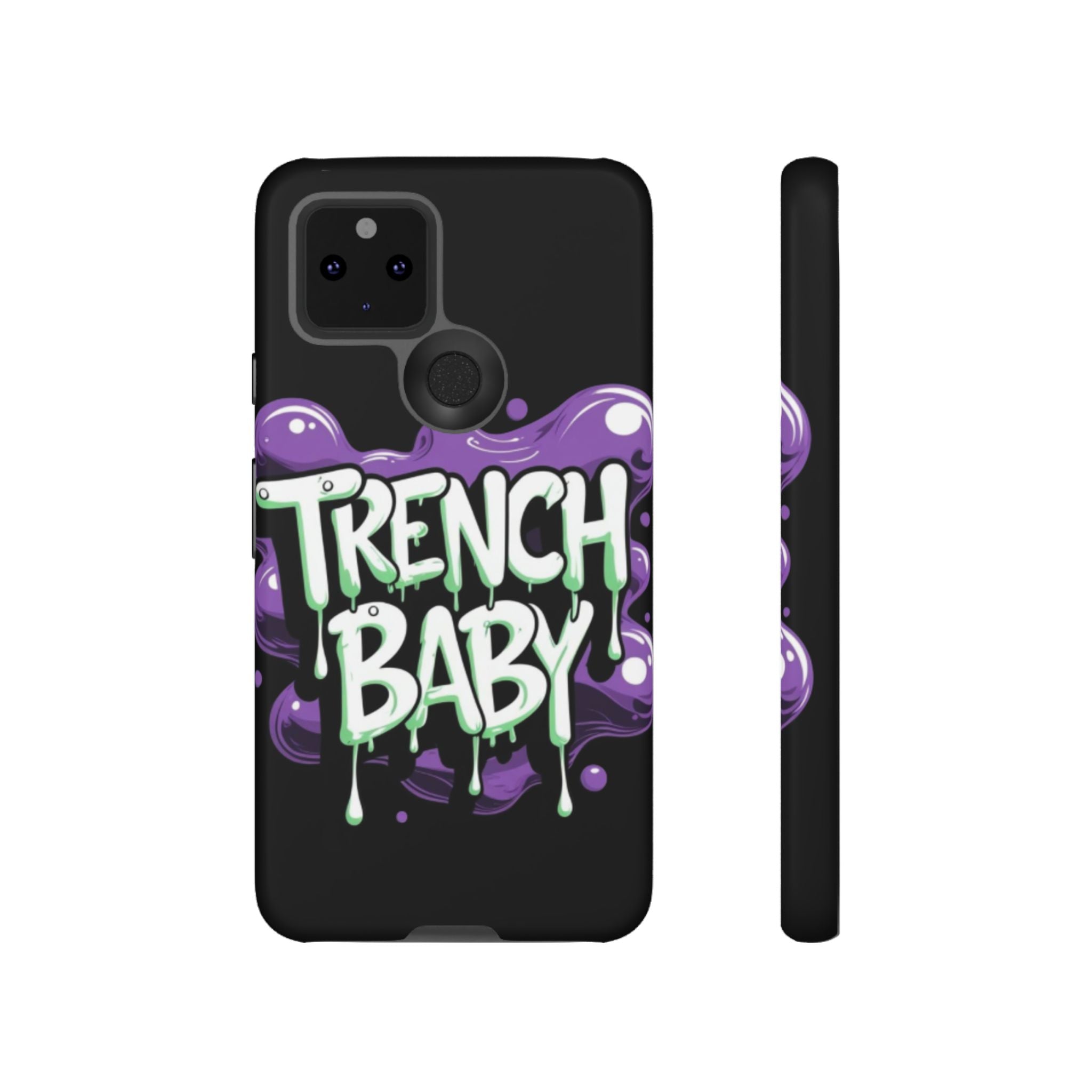 Phone Case — "Trench Baby" Drippy Graffiti Design
