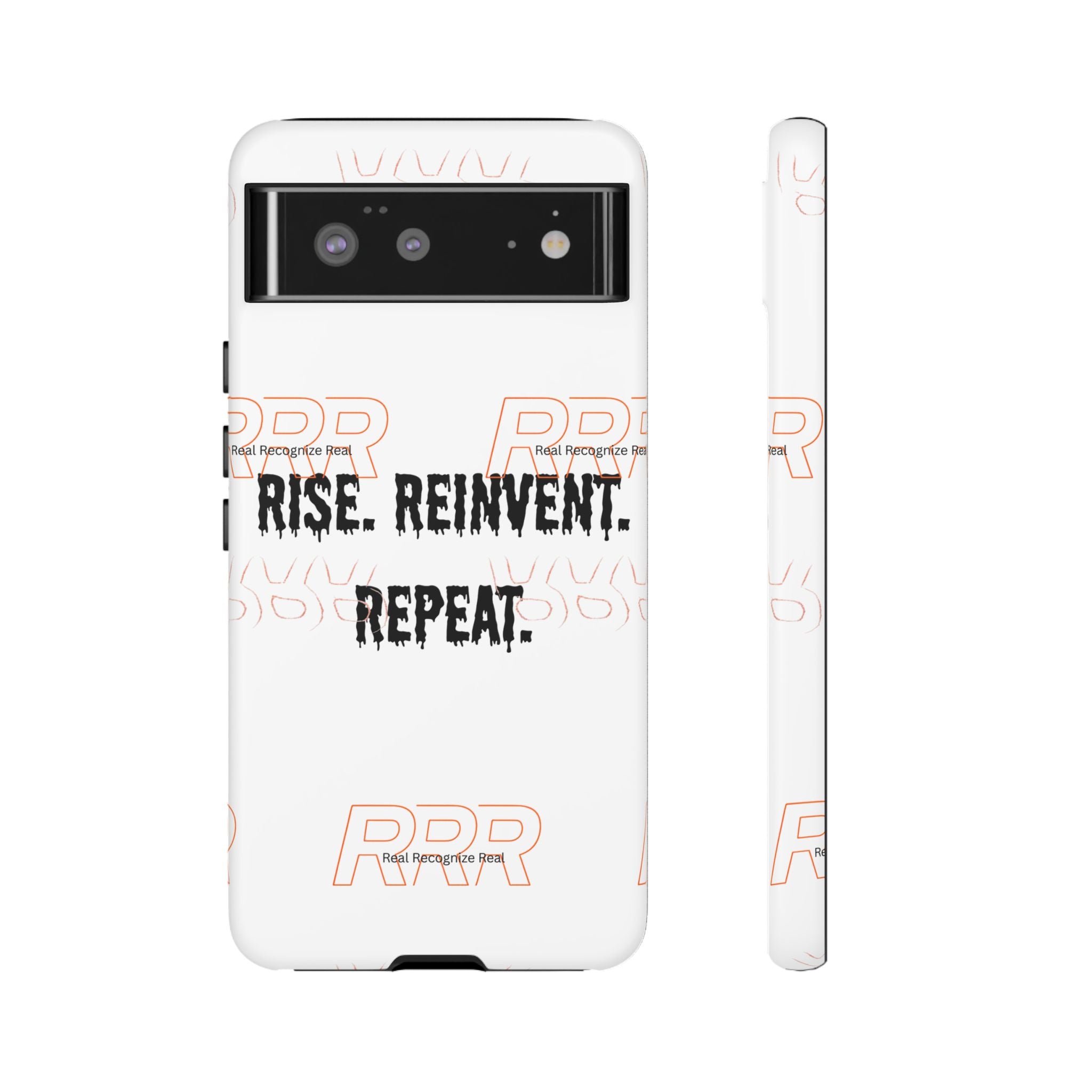 Tough Cases — "Rise. Reinvent. Repeat." Motivational Phone Case