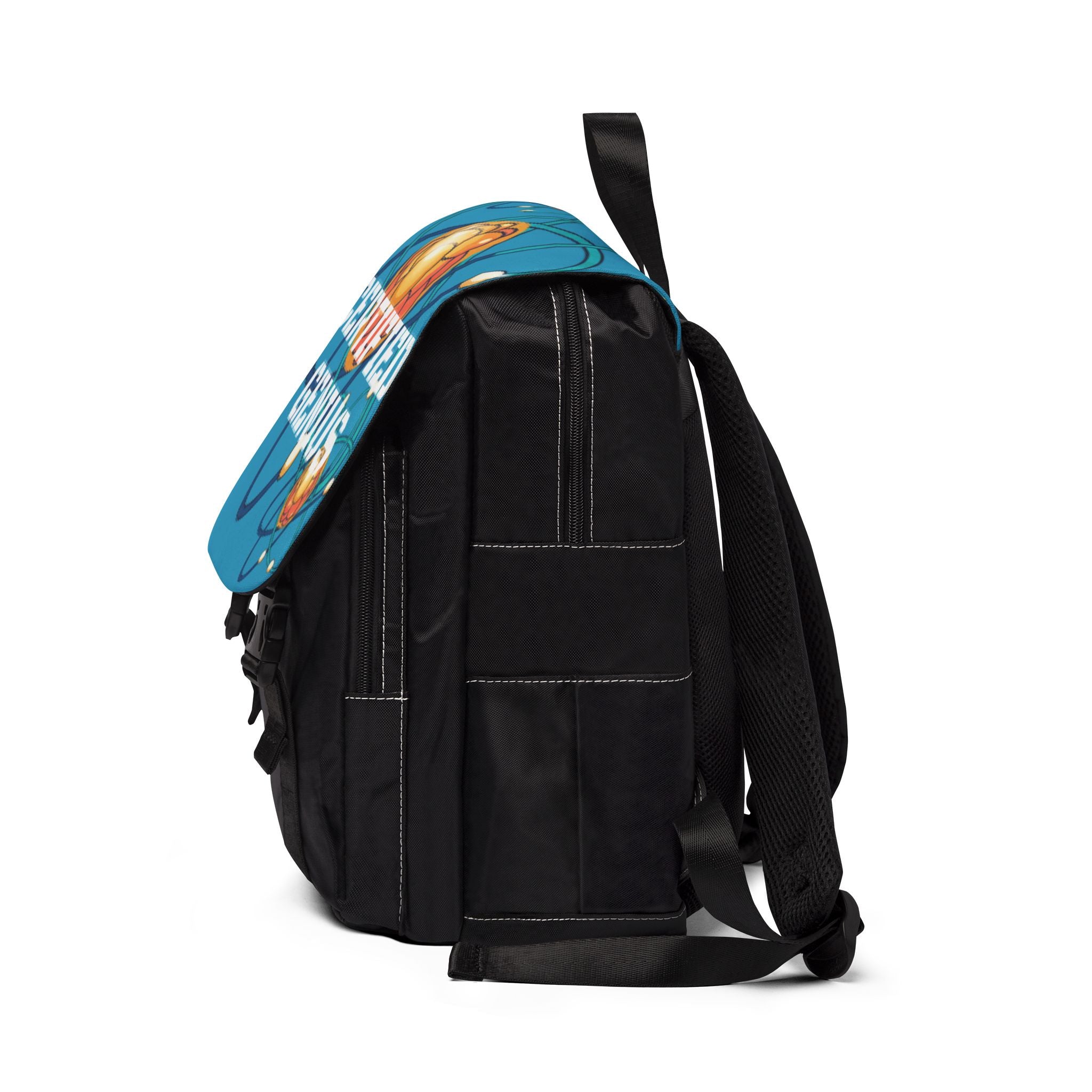 Certified Genius Backpack — Science Atom Graphic School Bag