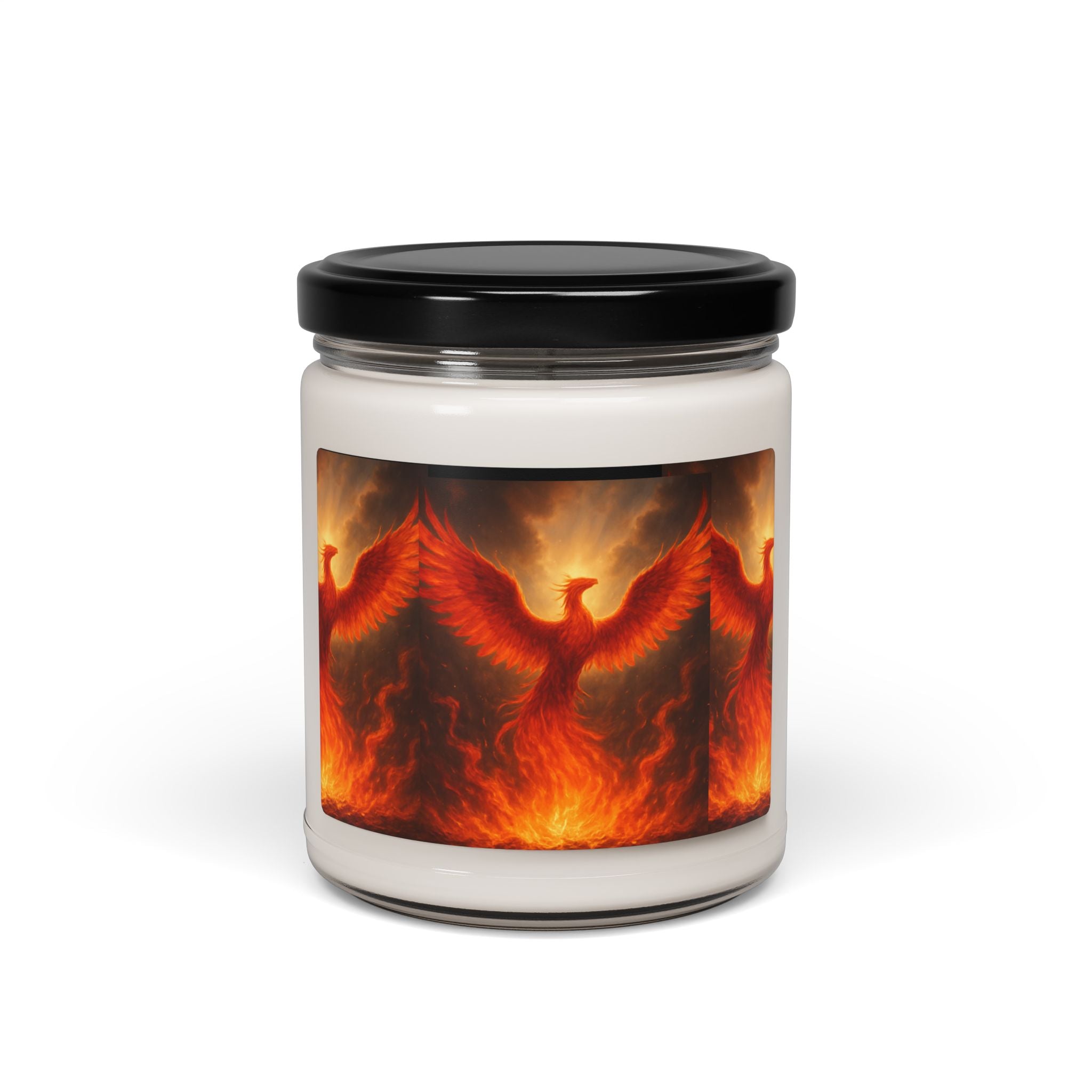 Phoenix Flame Scented Soy Candle — 9 oz Aromatic Jar Candle