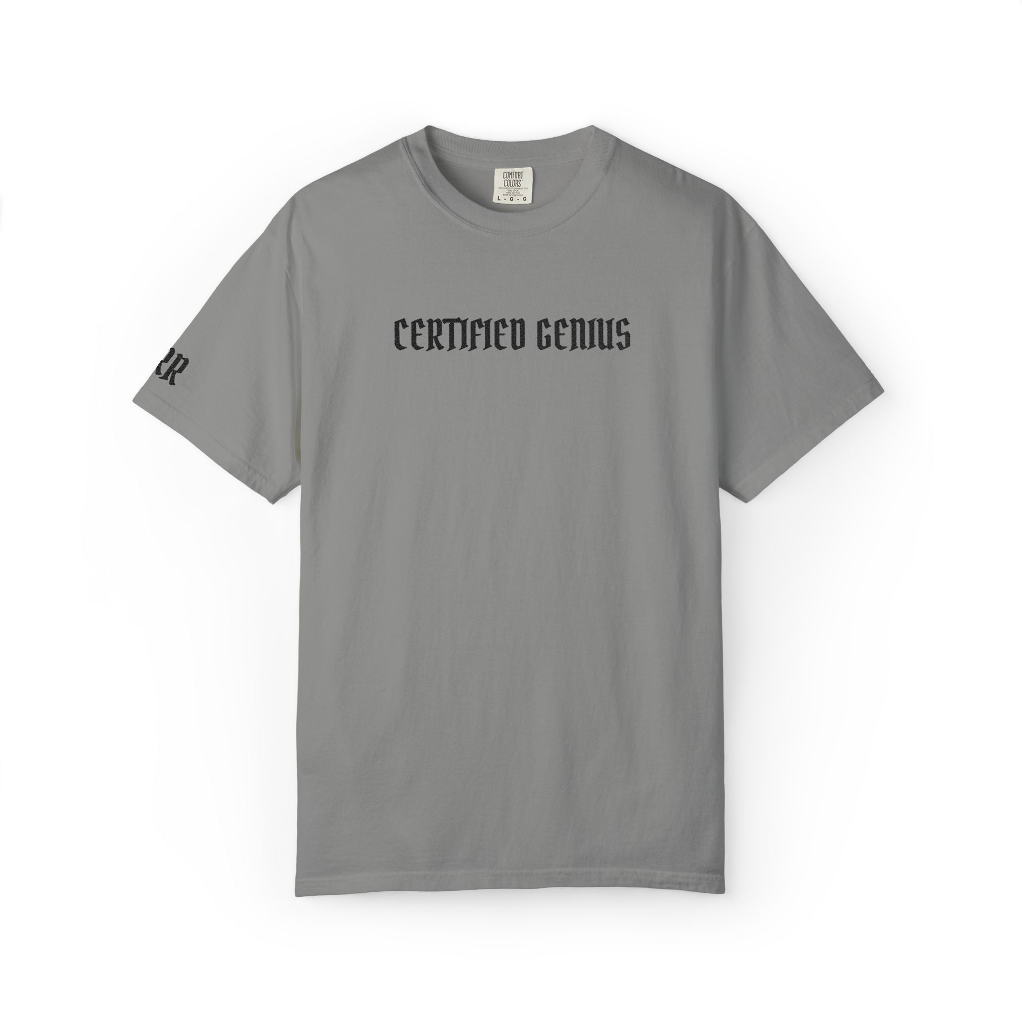 Certified Genuis White Graphic T-Shirt