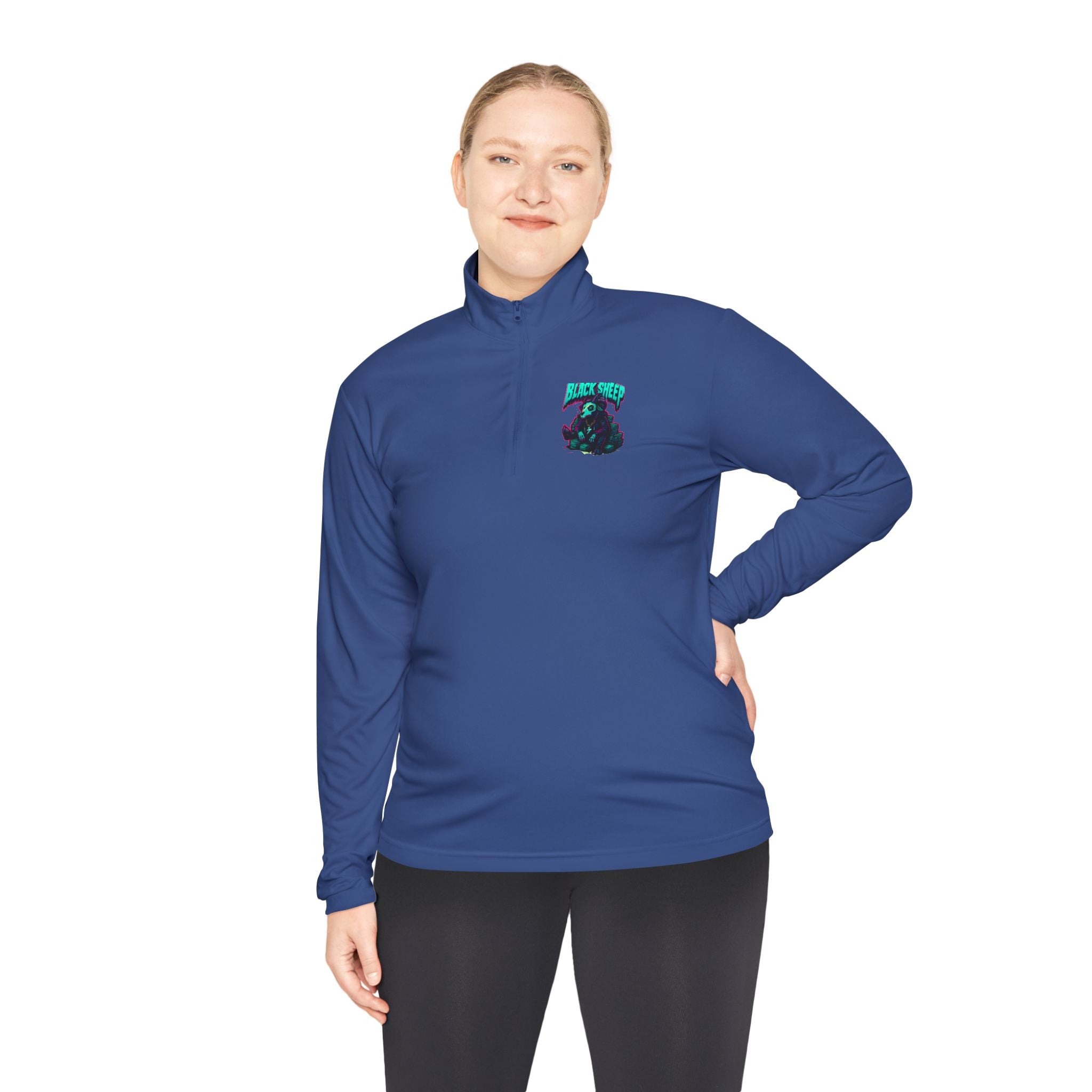 Quarter-Zip Pullover — "Value the Pain" Motivational Athletic Pullover