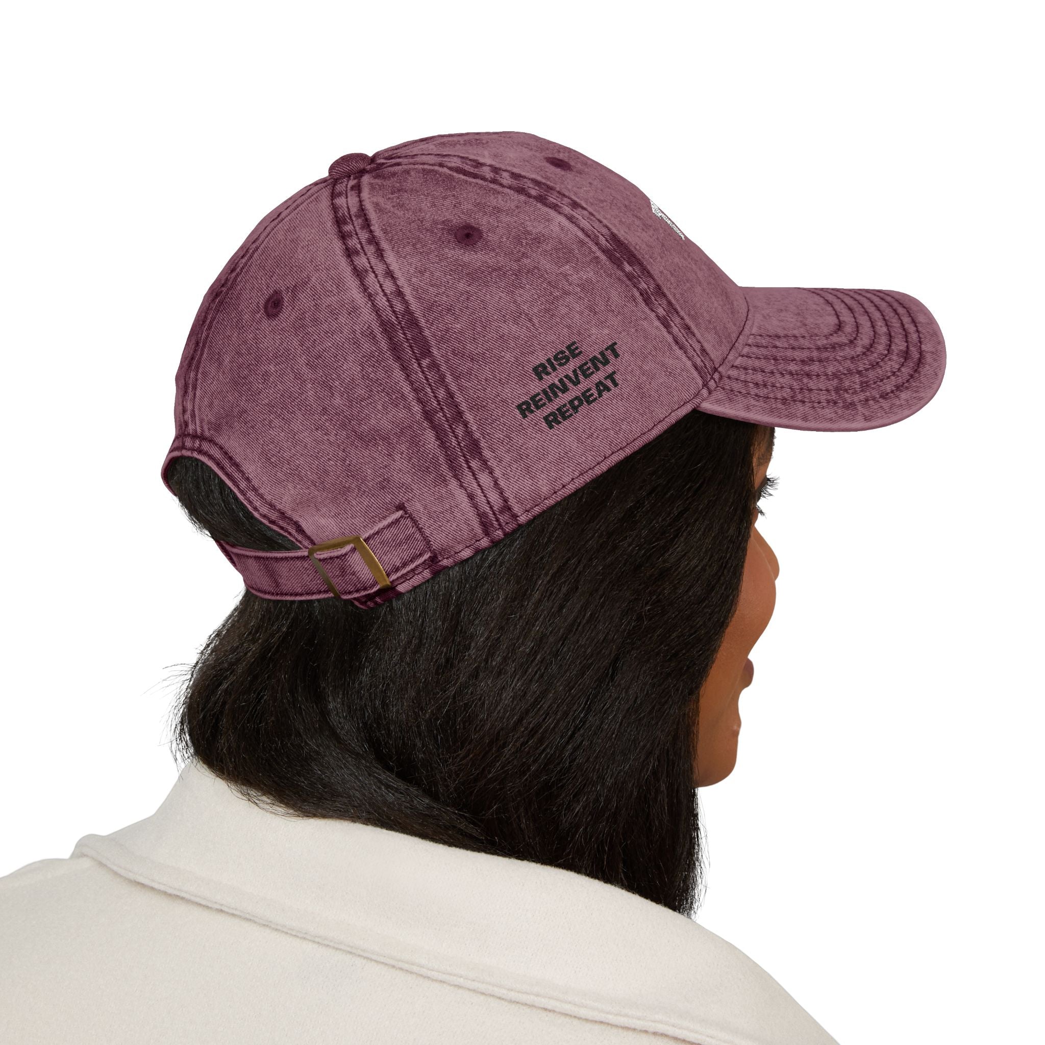 Vintage Embroidered Cap — "TRIPLE R" Distressed Dad Hat