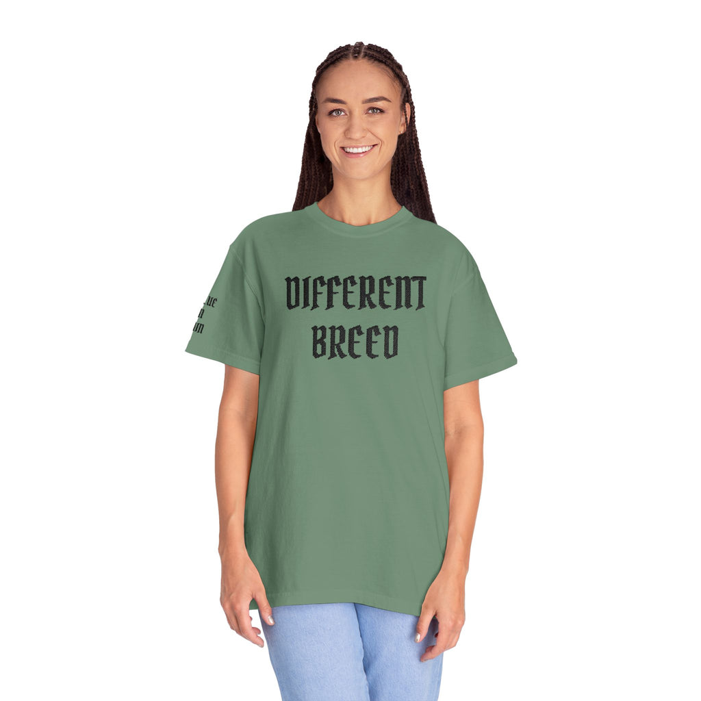 Different Breed T-Shirt — Gothic Text Graphic Tee