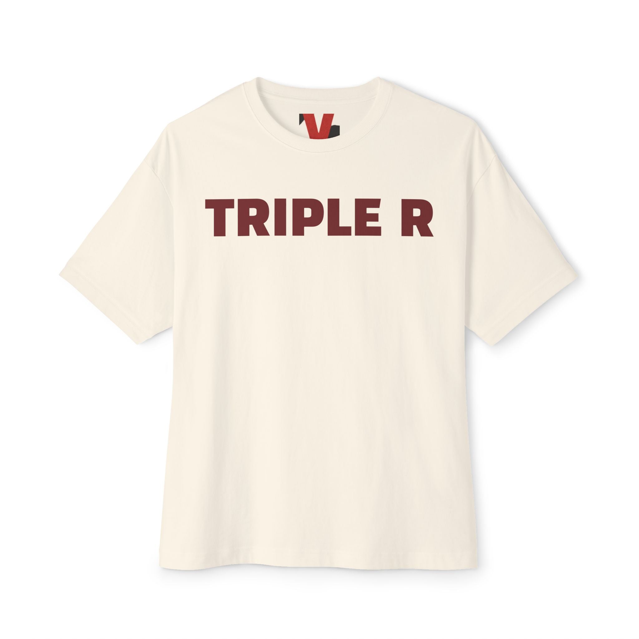 Triple R Graphic Tee - Oversized Boxy Unisex T-Shirt