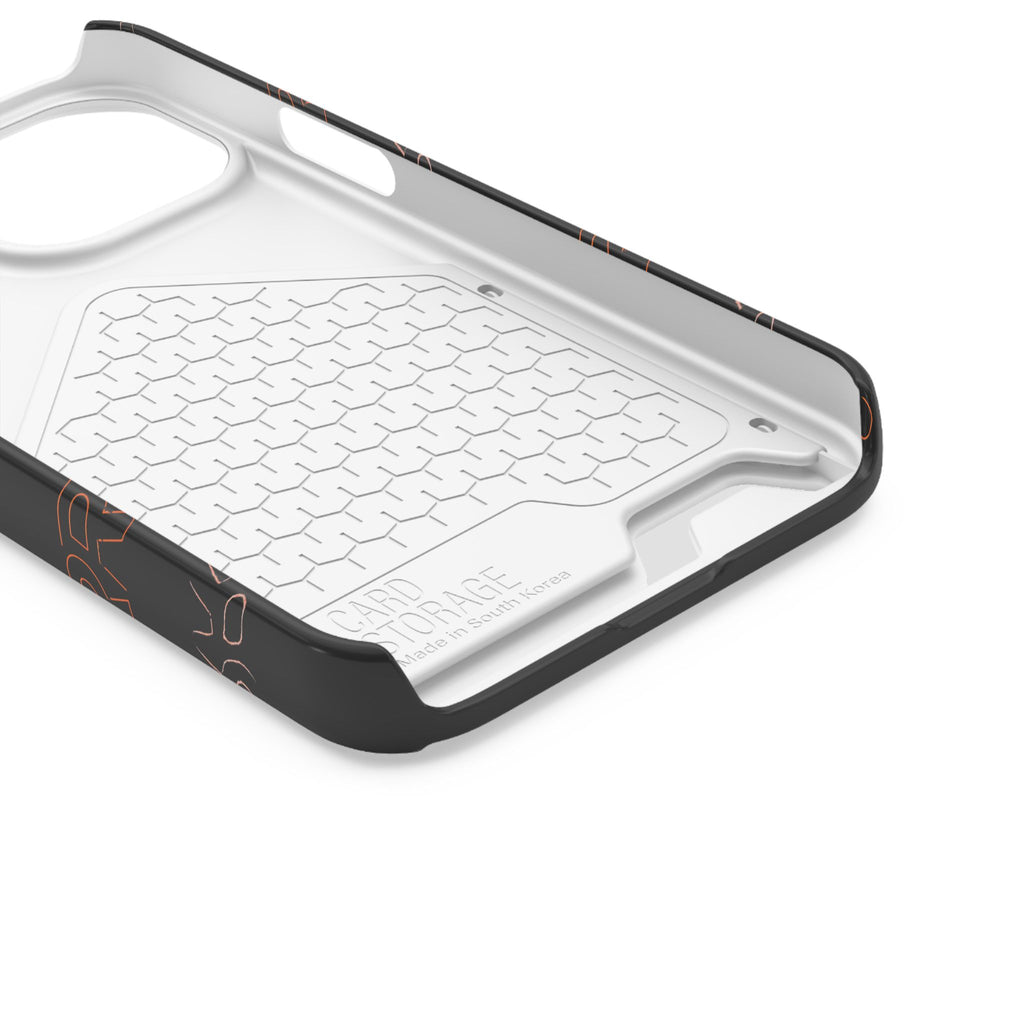 Rise Reinvent Repeat Phone Card Case — Slim Wallet Phone Case with Motivational Design