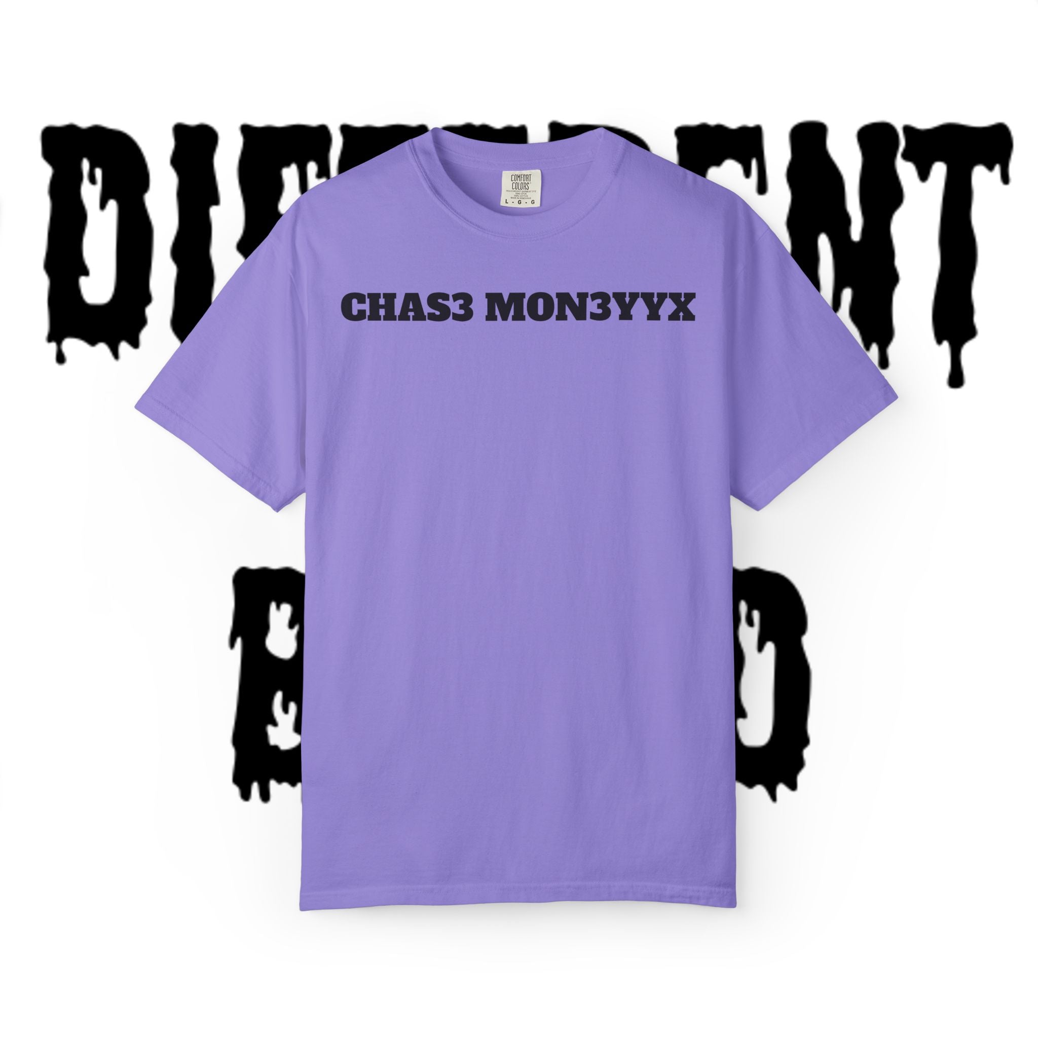 Chas3 Mon3yyx Graphic T-Shirt — Bold Lip Logo Streetwear Tee