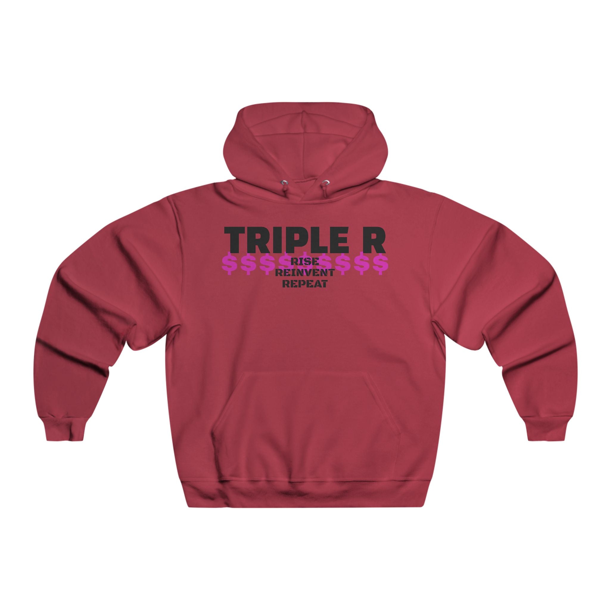 Triple R Hooded Sweatshirt — Rise, Grind, Repeat Graphic Hoodie