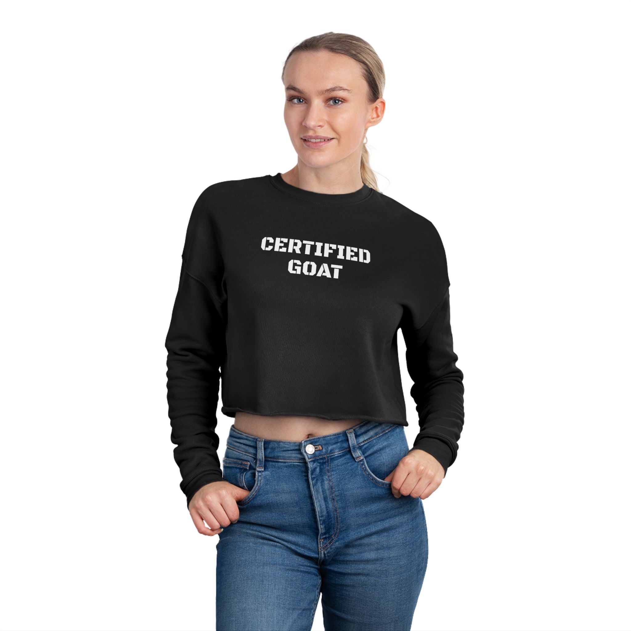 Certified Goat Cropped Sweatshirt