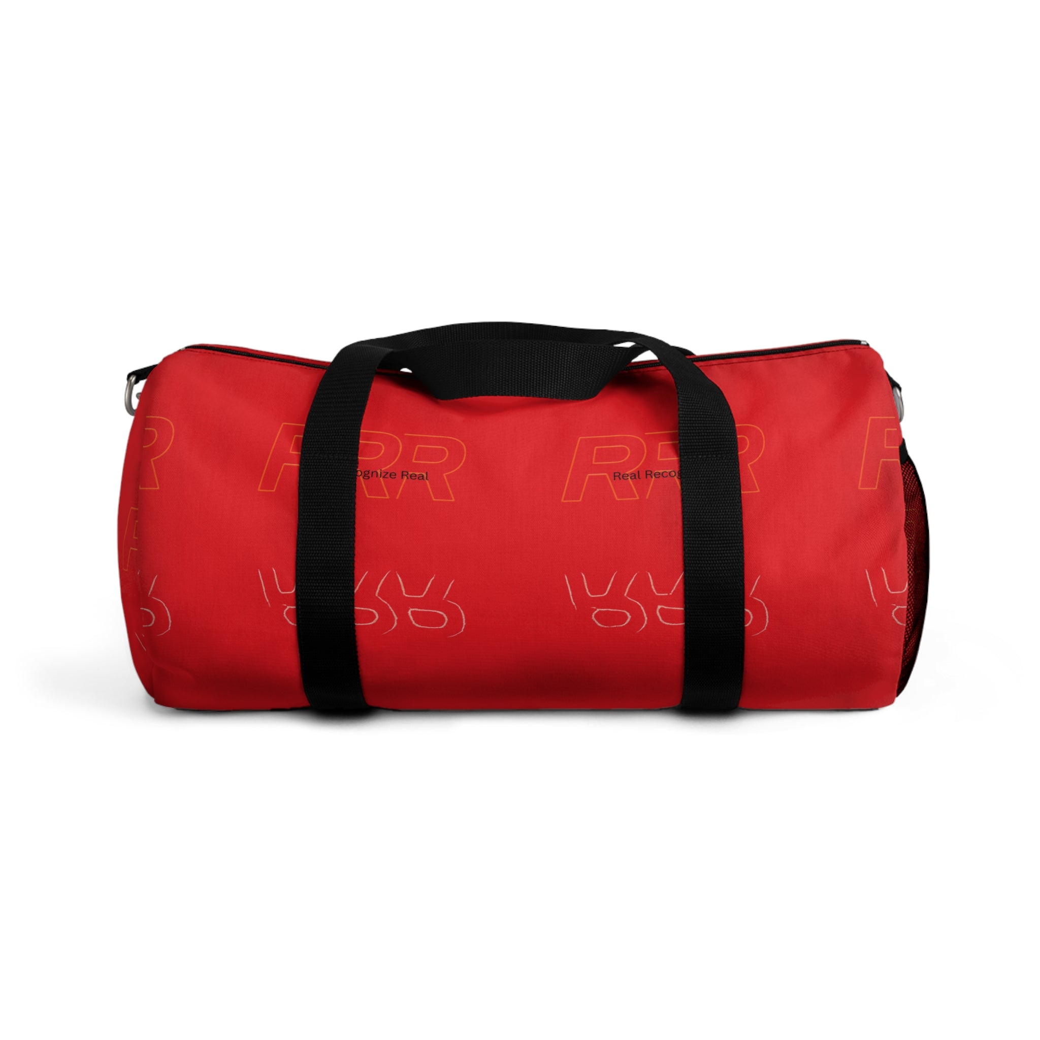 Red Logo Duffel Bag – Travel Gym Weekender Carryall