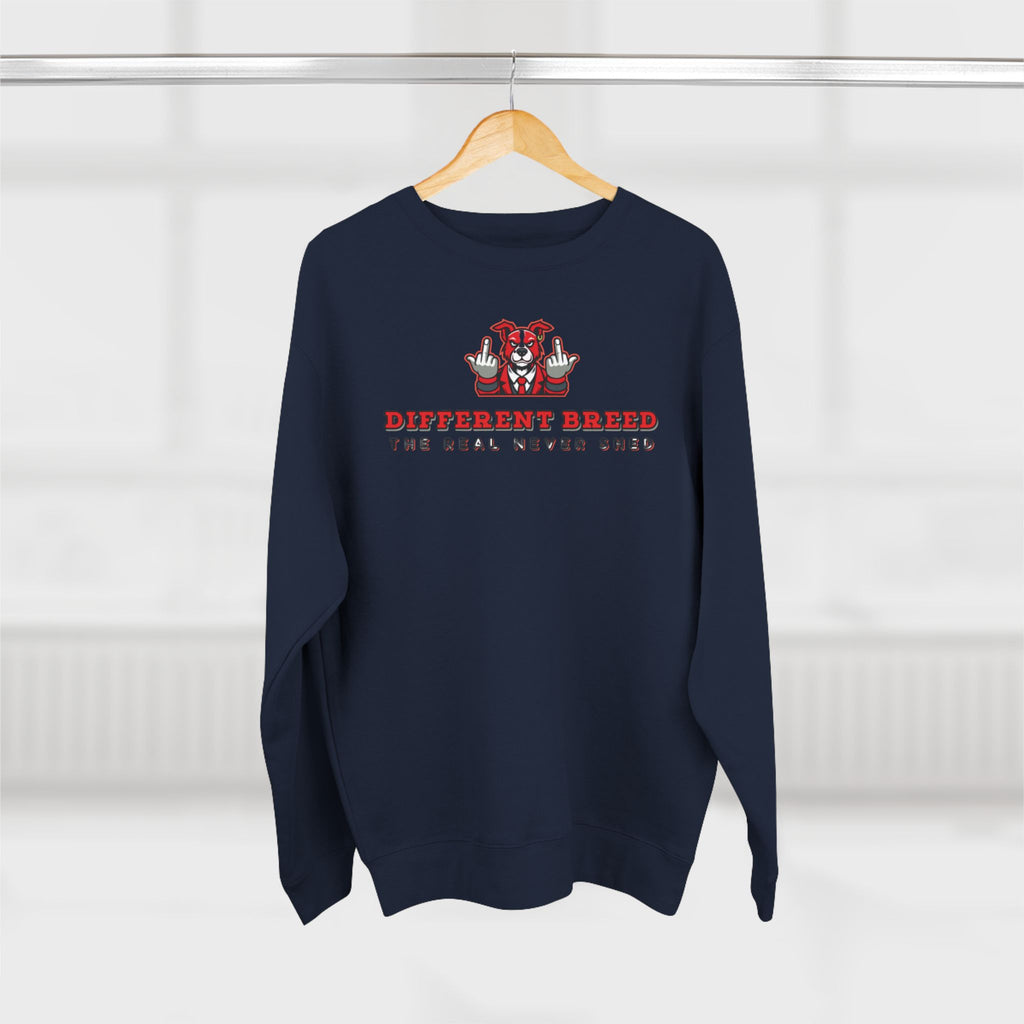 Crewneck Sweatshirt — “Different Breed” Graphic Crewneck (The Deal Never Ends)