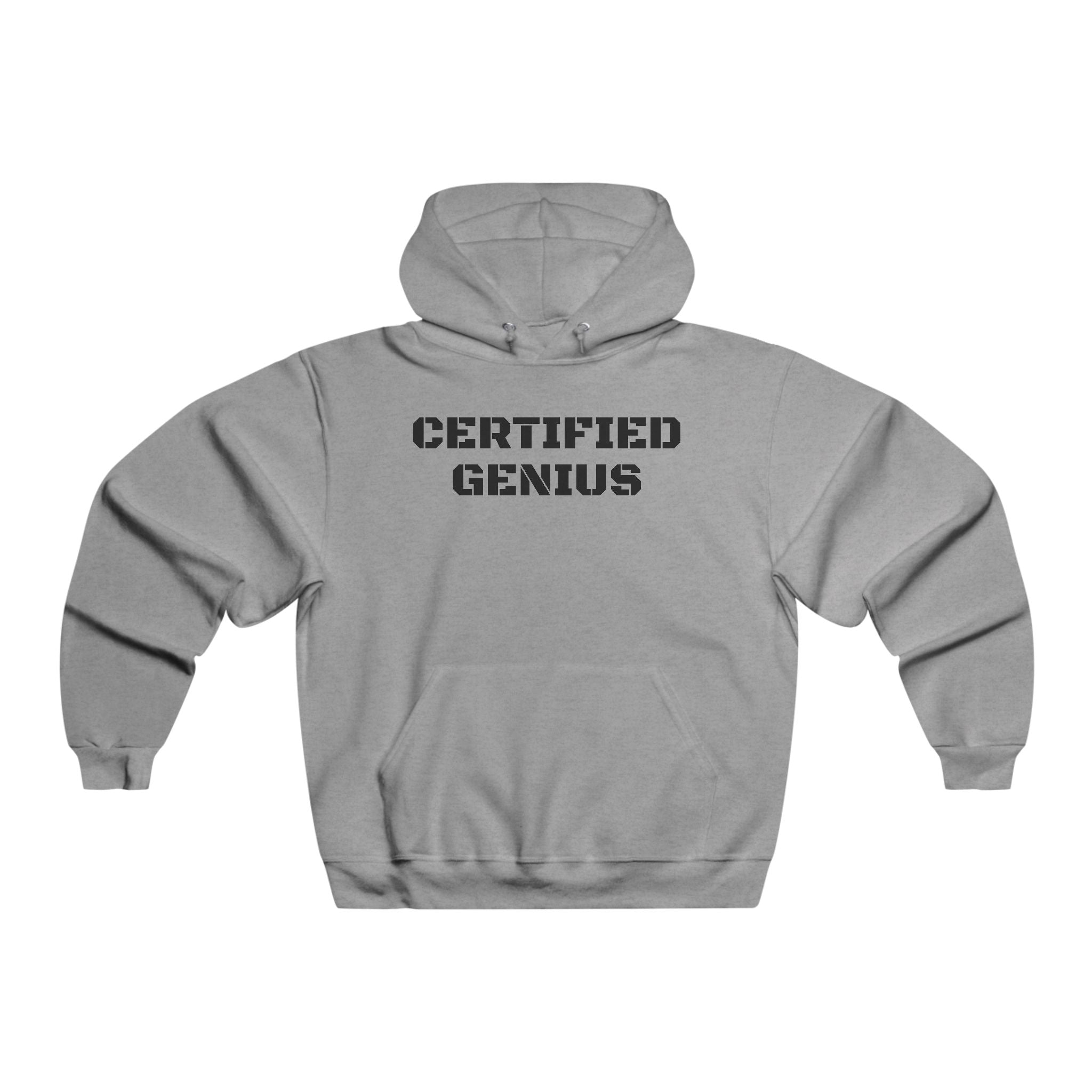 Certified Genius Hoodie — Funny Graduation & Achievement Sweatshirt