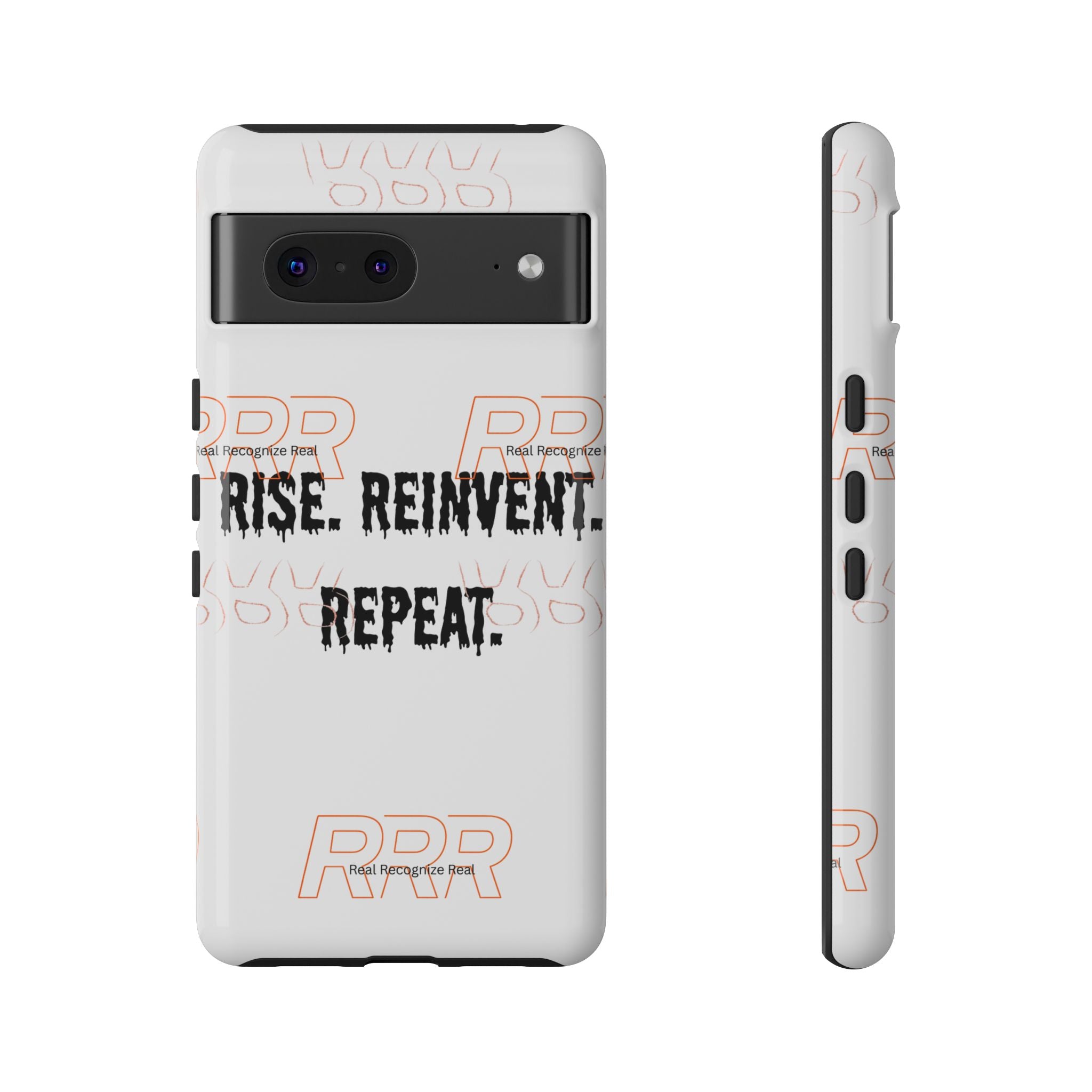 Tough Cases — "Rise. Reinvent. Repeat." Motivational Phone Case