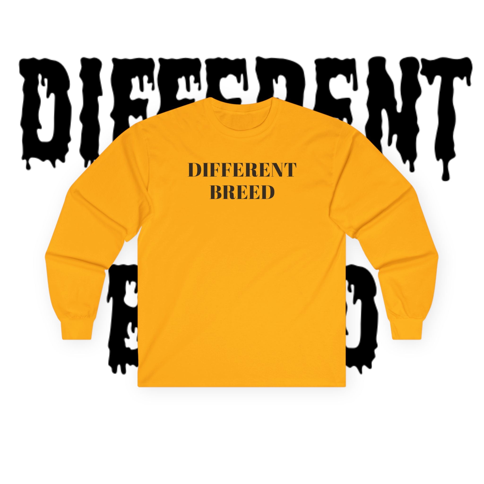 Different Breed Long Sleeve Tee — “Take Risk and Prosper” Graphic