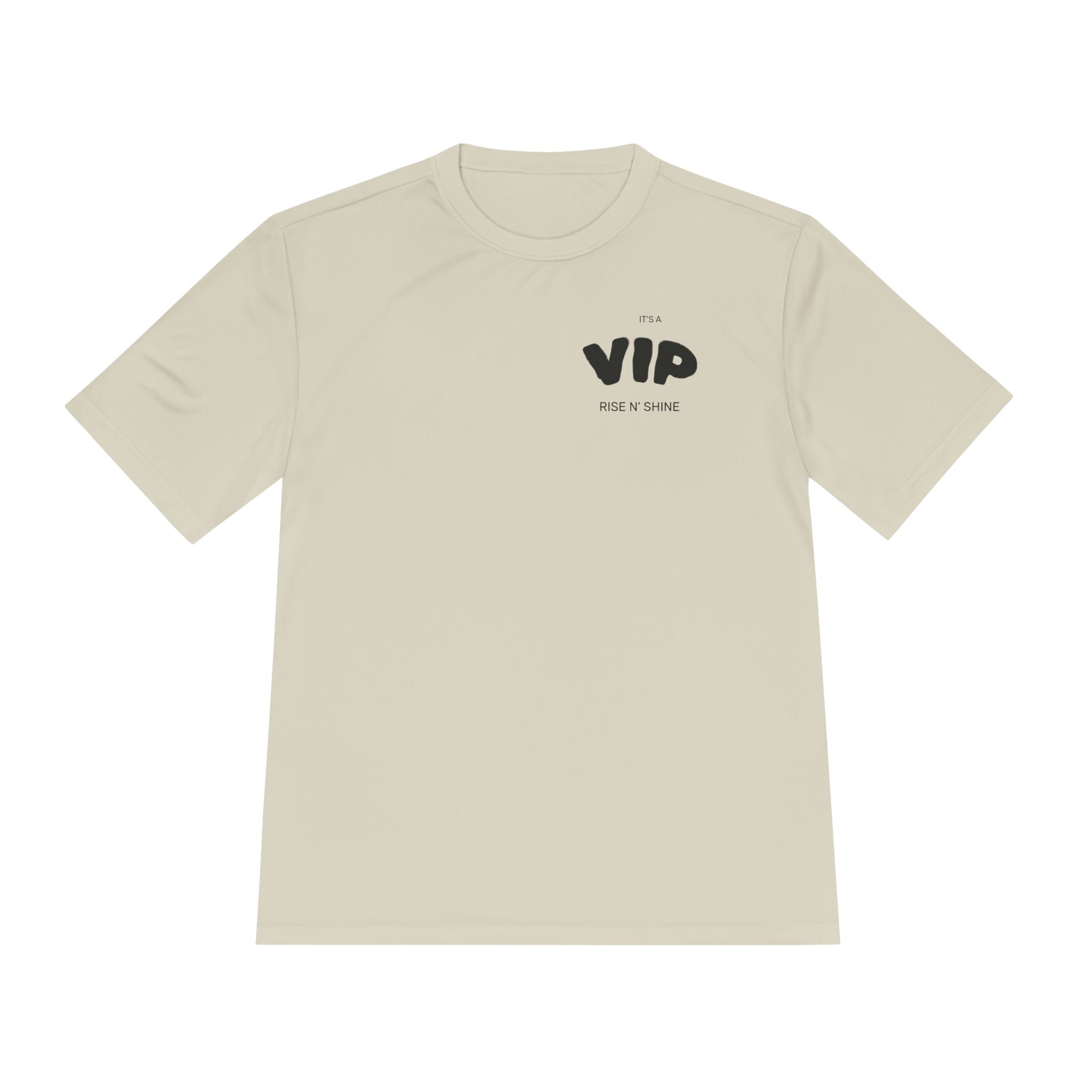 VIP Tee — Minimal Chest Logo Moisture‑Wicking Shirt