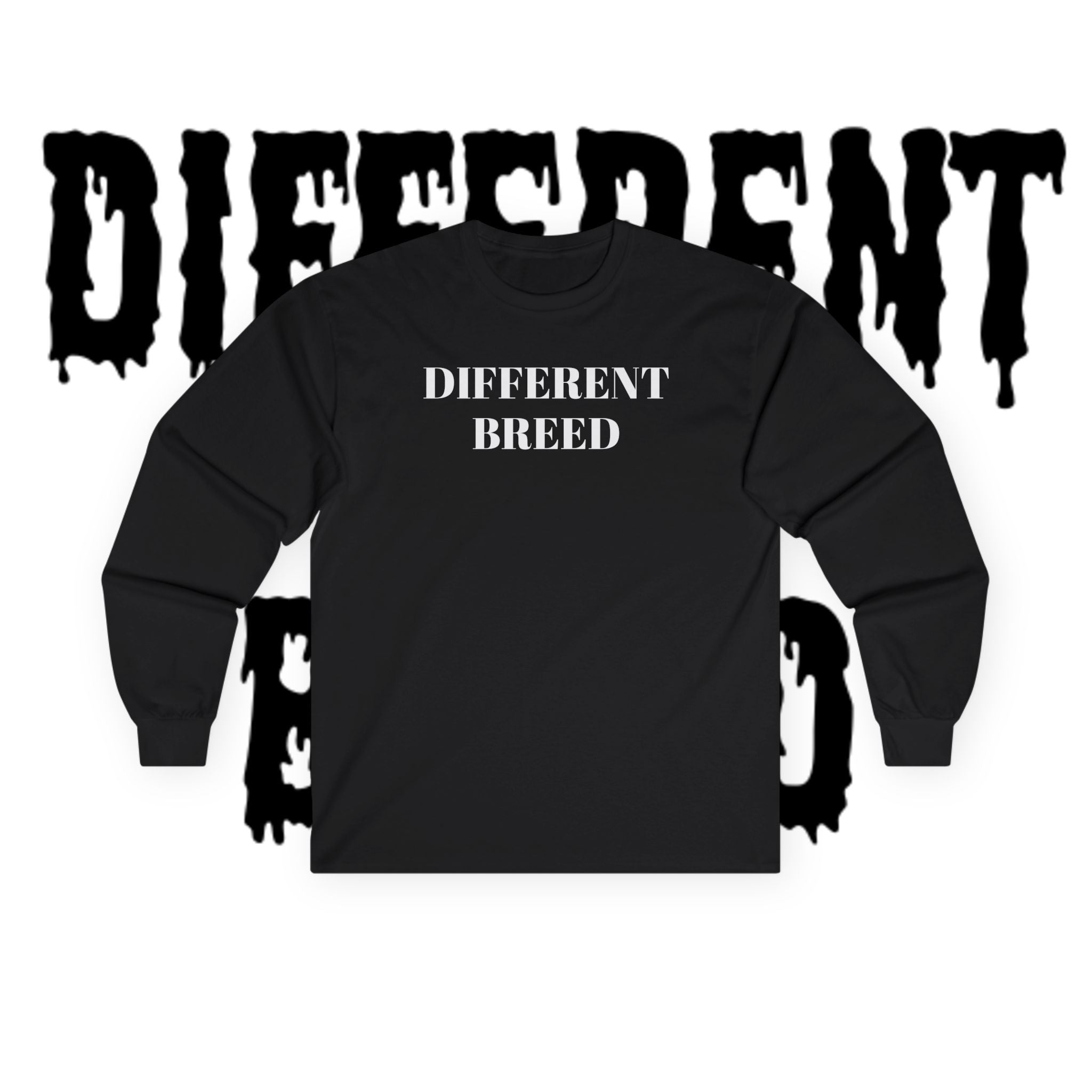 Different Breed Long Sleeve Tee — “Take Risk and Prosper” Graphic