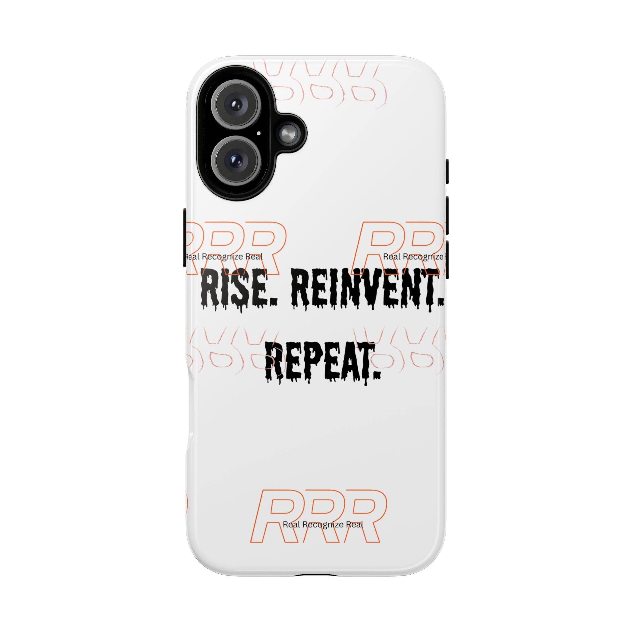 Tough Cases — "Rise. Reinvent. Repeat." Motivational Phone Case