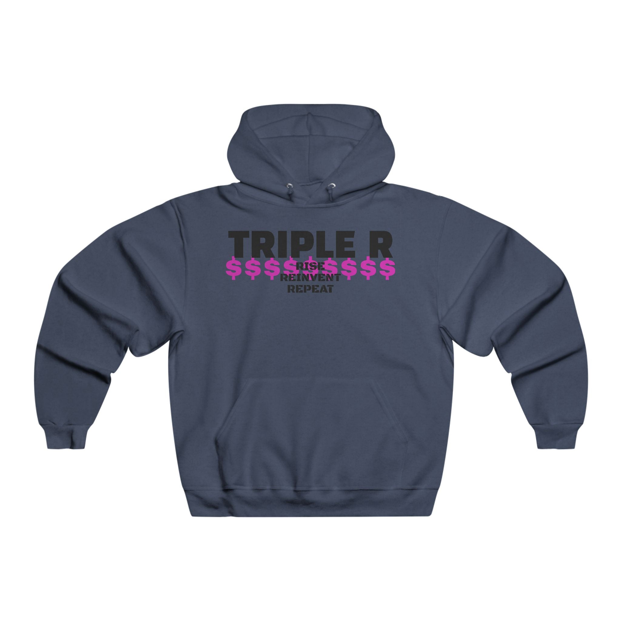 Triple R Hooded Sweatshirt — Rise, Grind, Repeat Graphic Hoodie