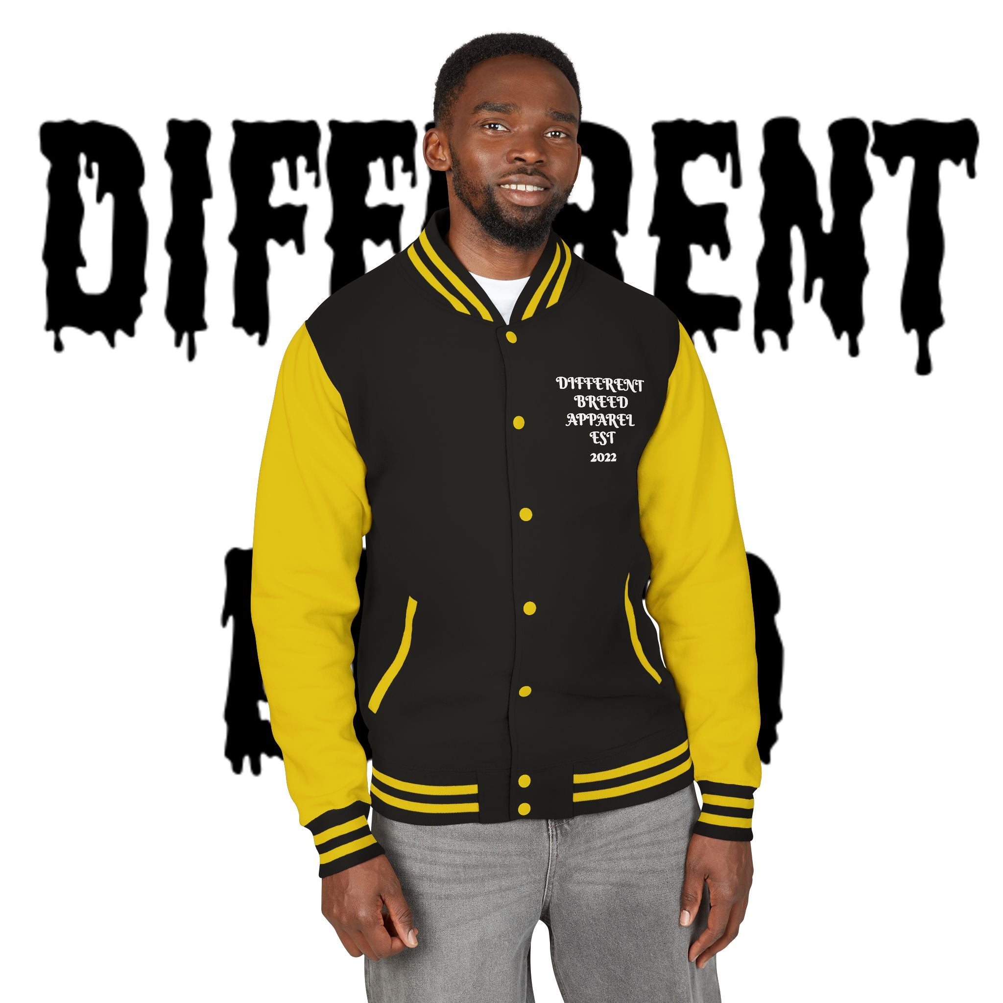 Letterman Jacket — 'Different Breed' Retro Varsity Jacket