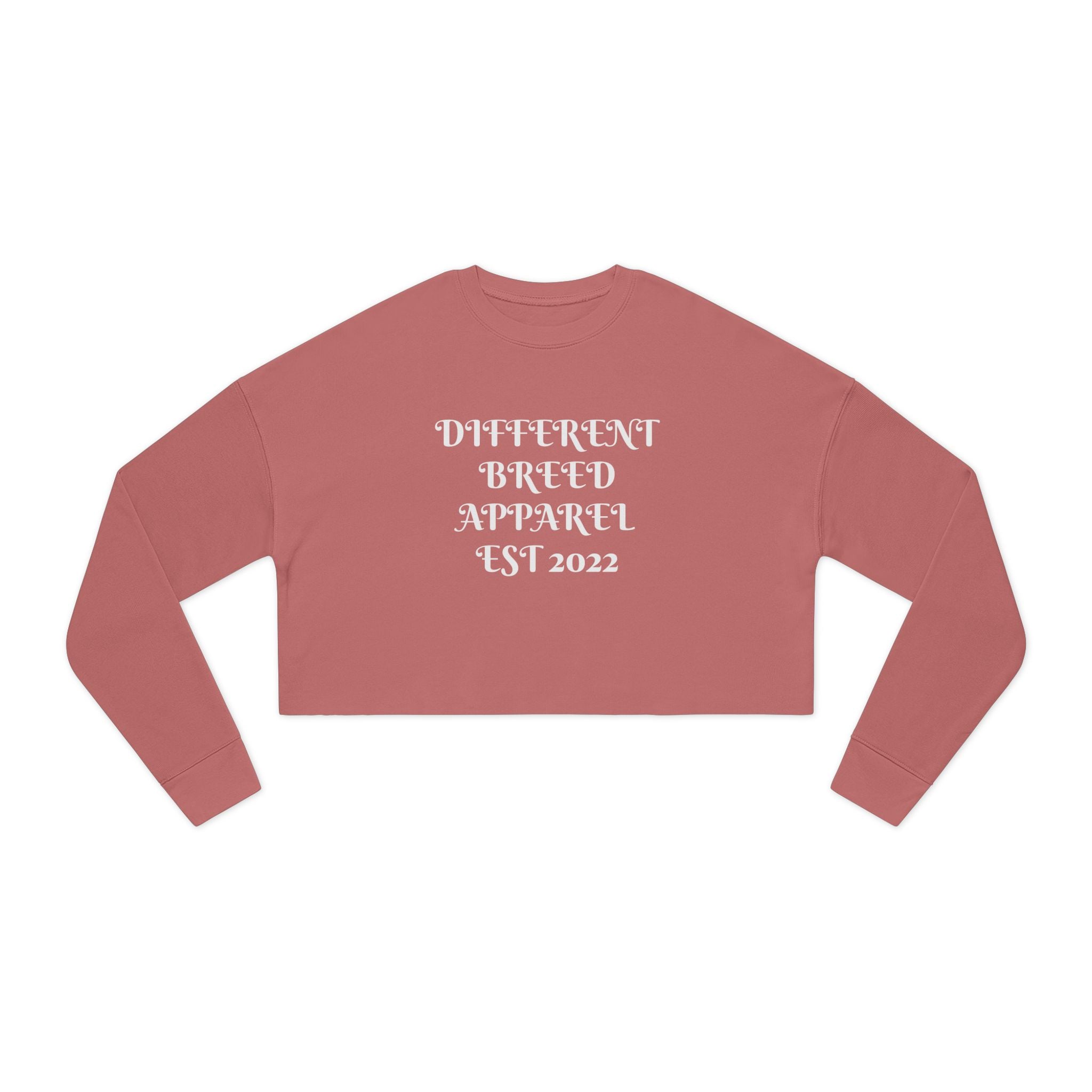 Women's Cropped Sweatshirt — Chas3 Mon3yyx Graphic Crop Top (Different Breed Apparel EST 2022)