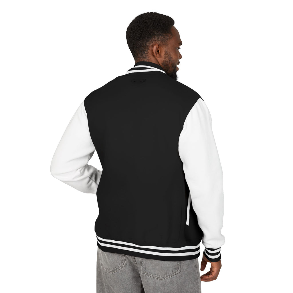 Letterman Jacket — 'Trench Baby' Graffiti Varsity Jacket