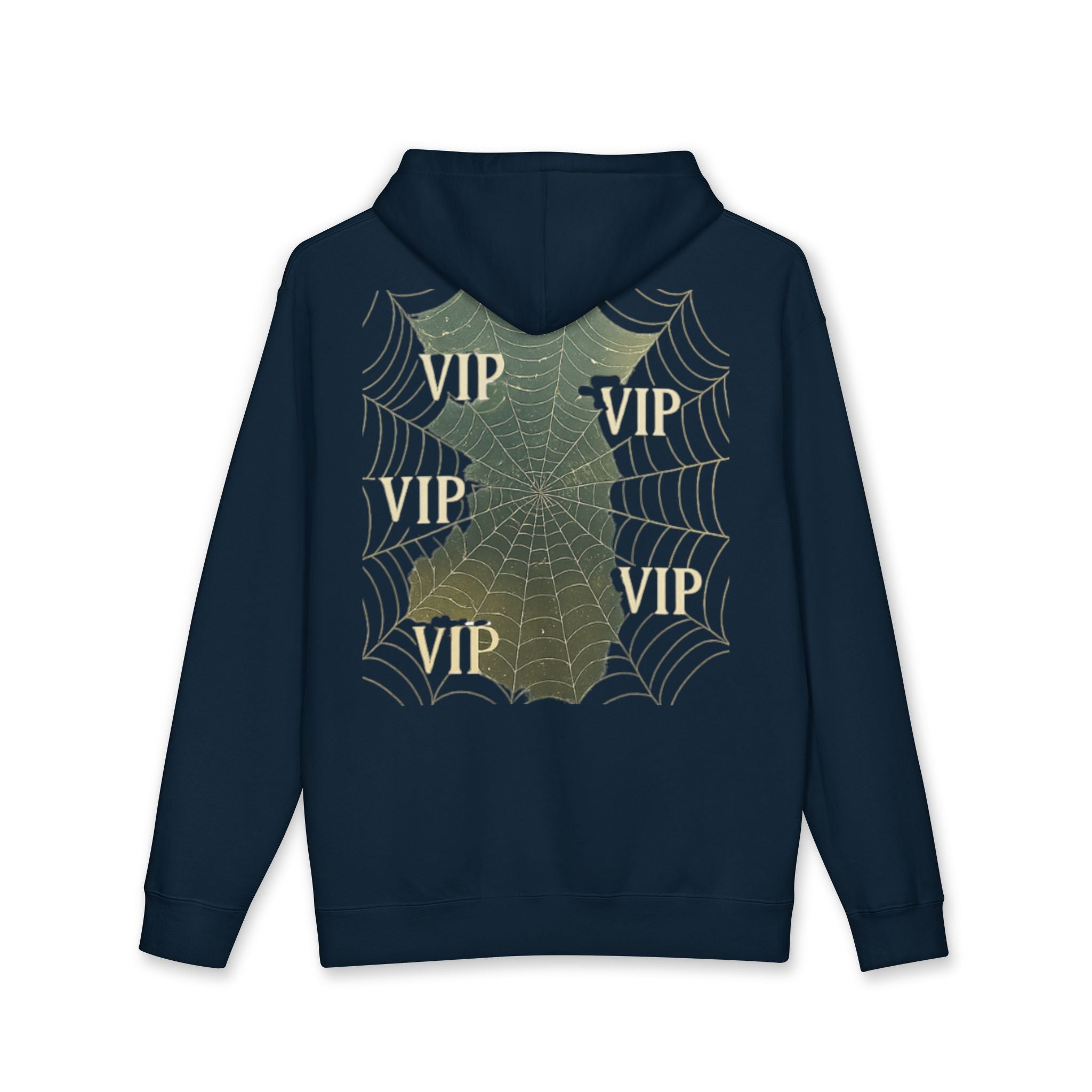Hoodie — "Street Scholar" Graphic Hoodie with VIP Spiderweb Backprint