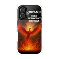 Phoenix Tough Phone Case — 'Rise Reinvent Repeat' Protective iPhone Case