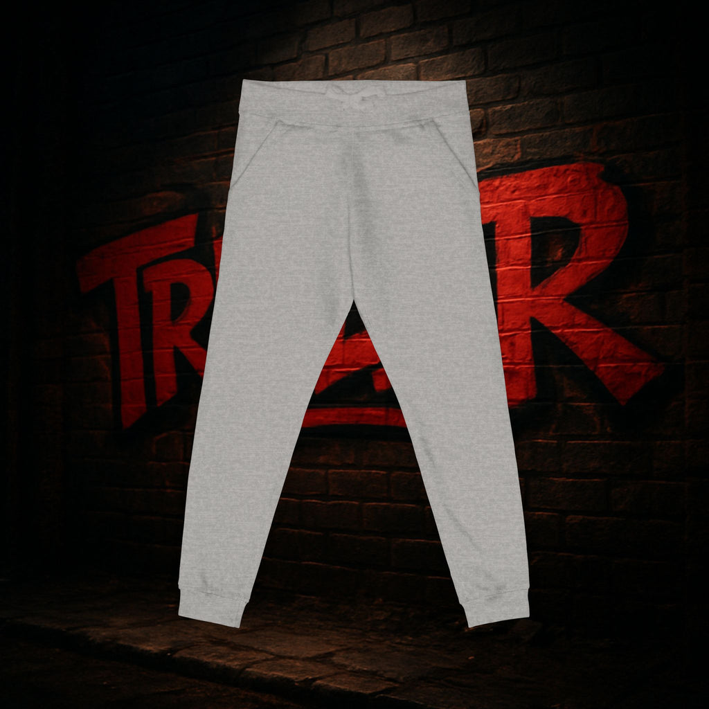 Embroidered Fleece Sweatpants — Cozy Casual Lounge Joggers