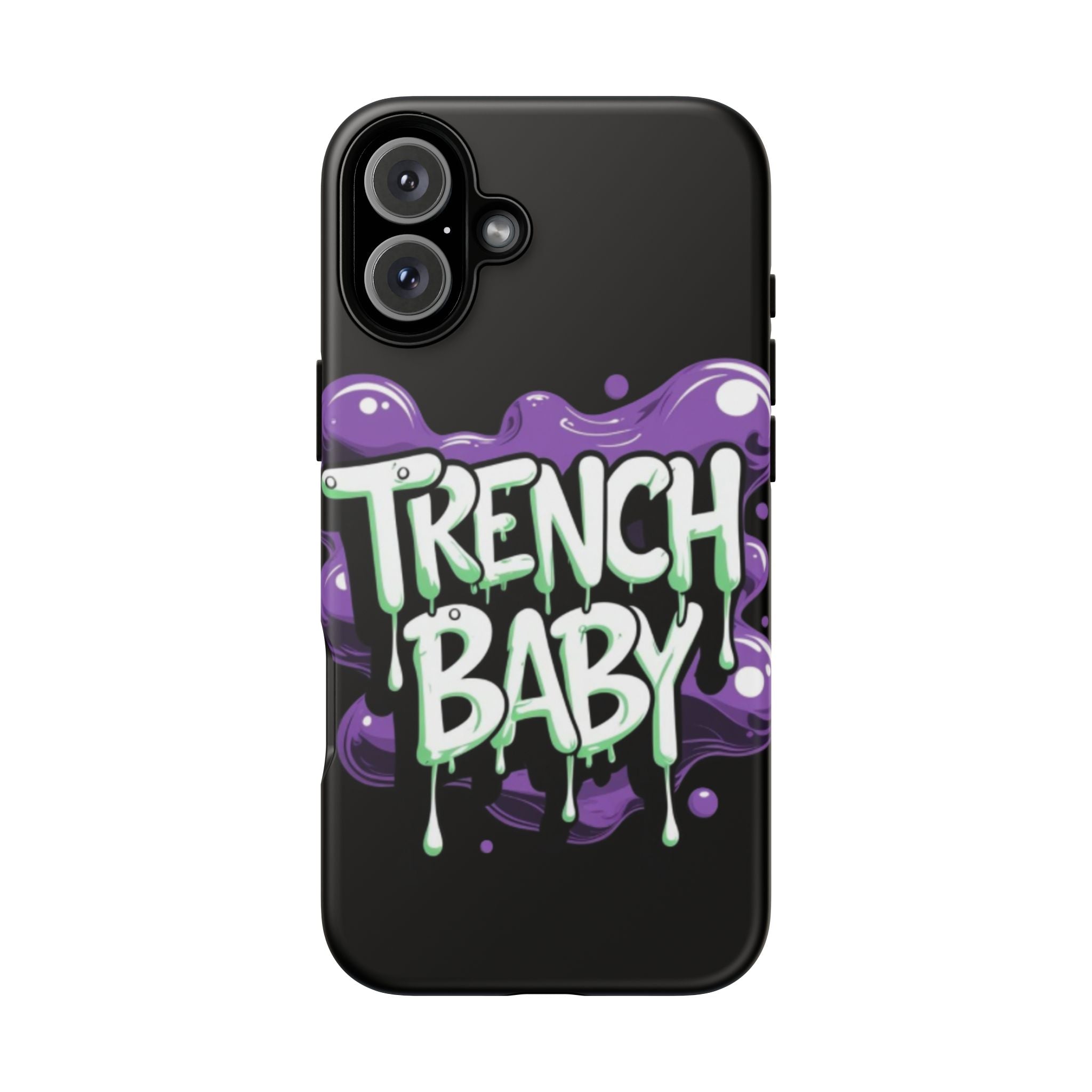 Phone Case — "Trench Baby" Drippy Graffiti Design
