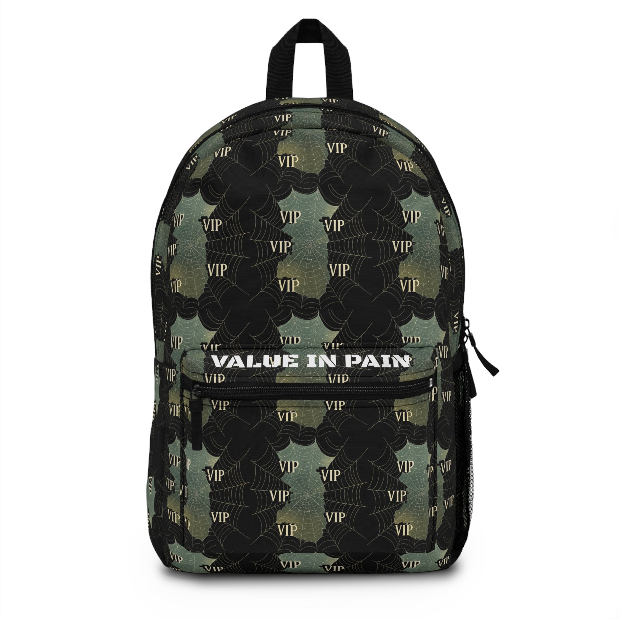 Value In Pain Camo Backpack — VIP Patterned Tactical Daypack