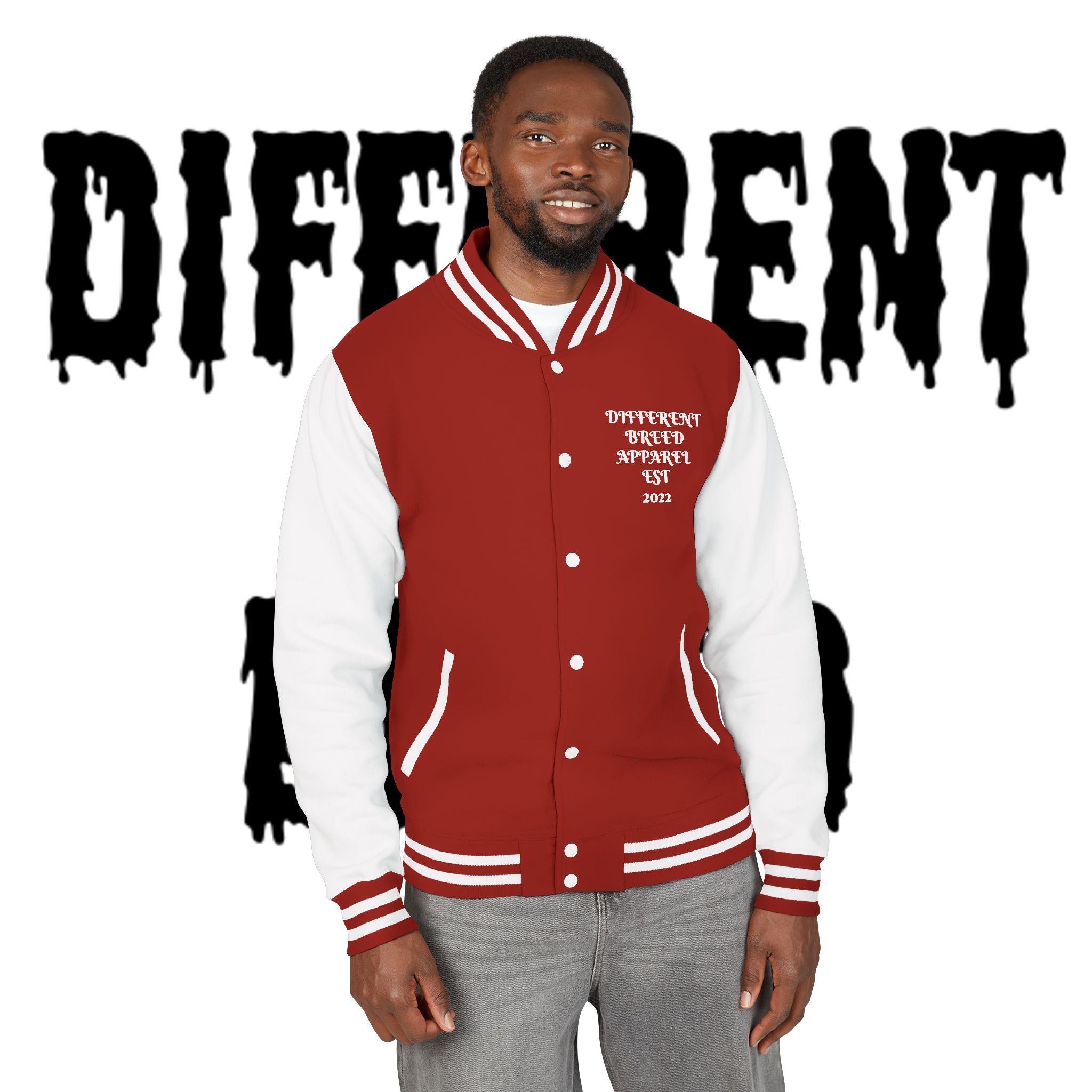 Letterman Jacket — 'Different Breed' Retro Varsity Jacket