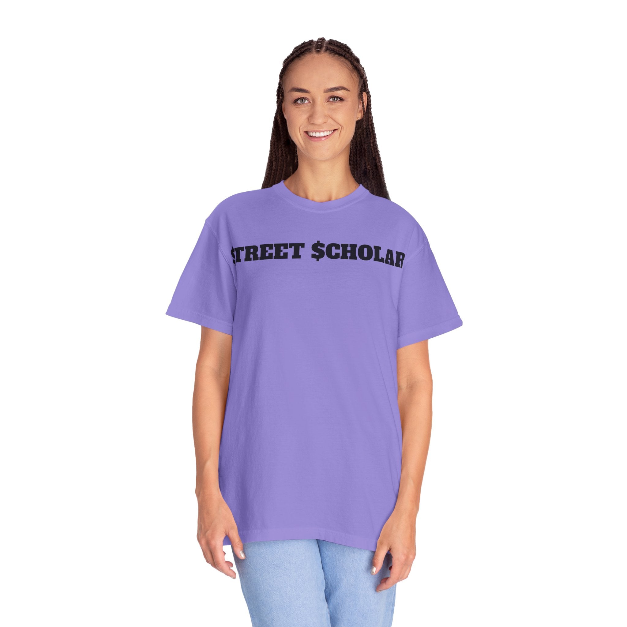 Street Scholar T‑Shirt — Bold Graphic Lip Grill Design