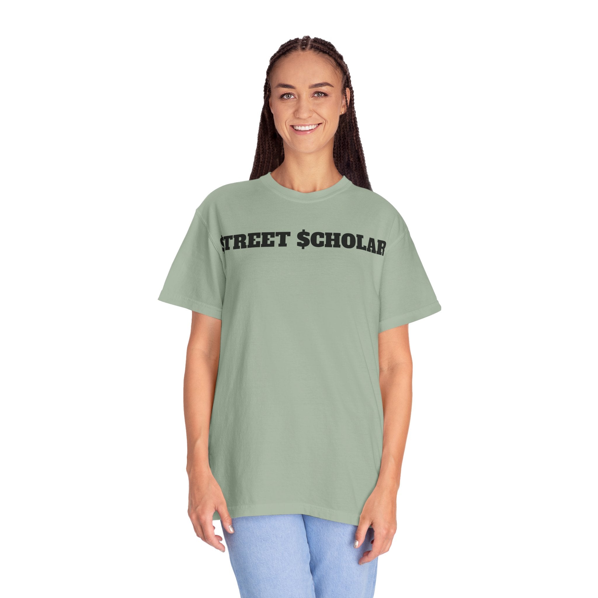 Street Scholar T‑Shirt — Bold Graphic Lip Grill Design
