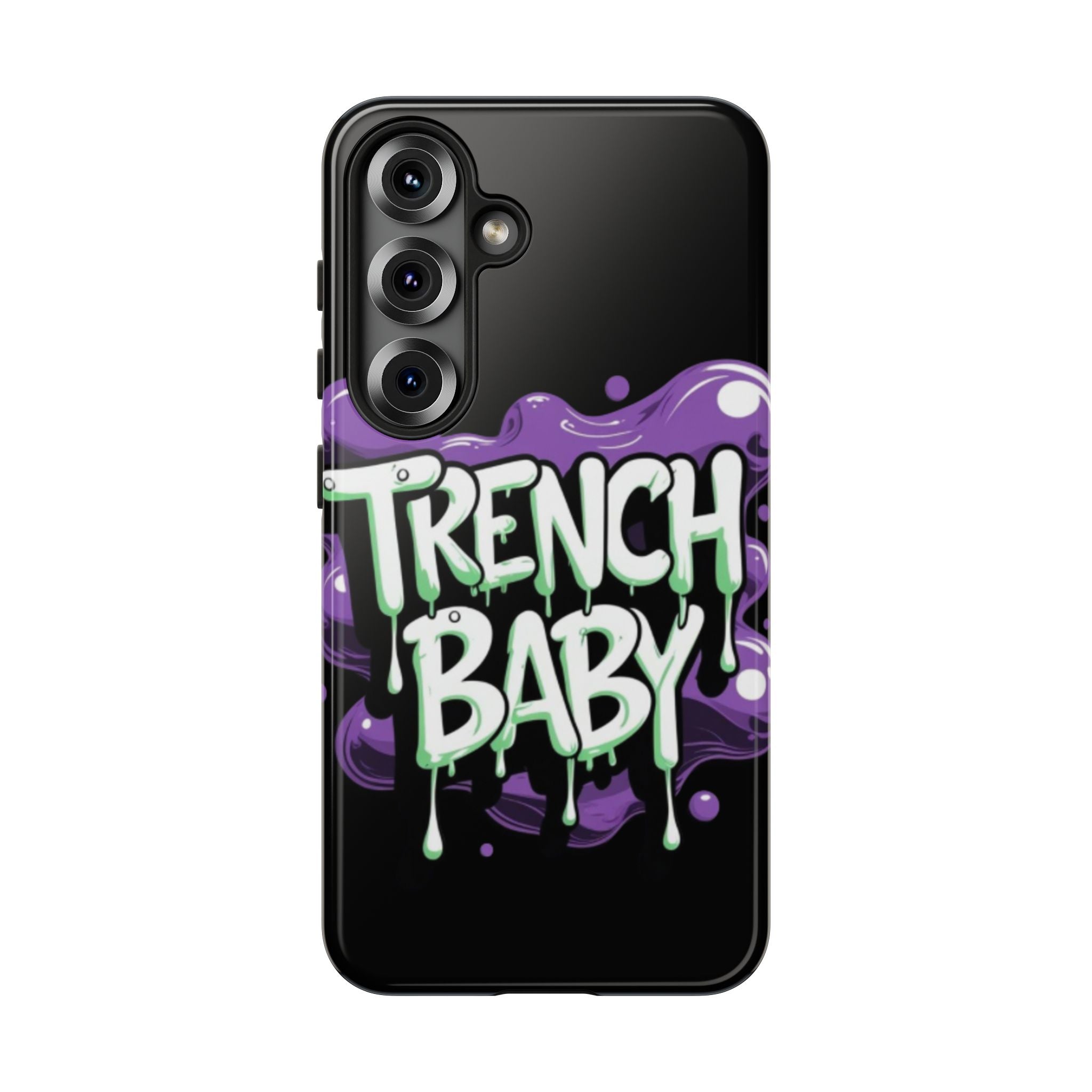 Phone Case — "Trench Baby" Drippy Graffiti Design