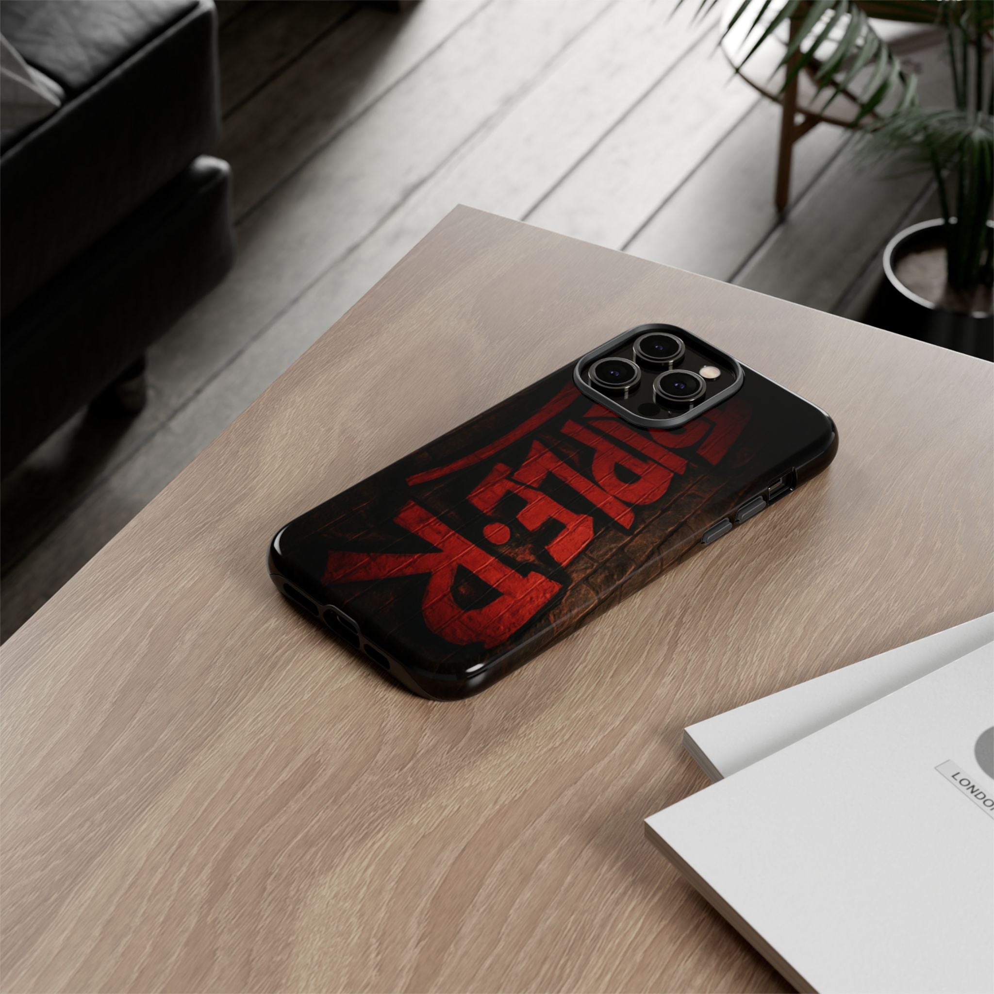 Triple-R Graffiti Phone Case — Rugged Protective iPhone Cover