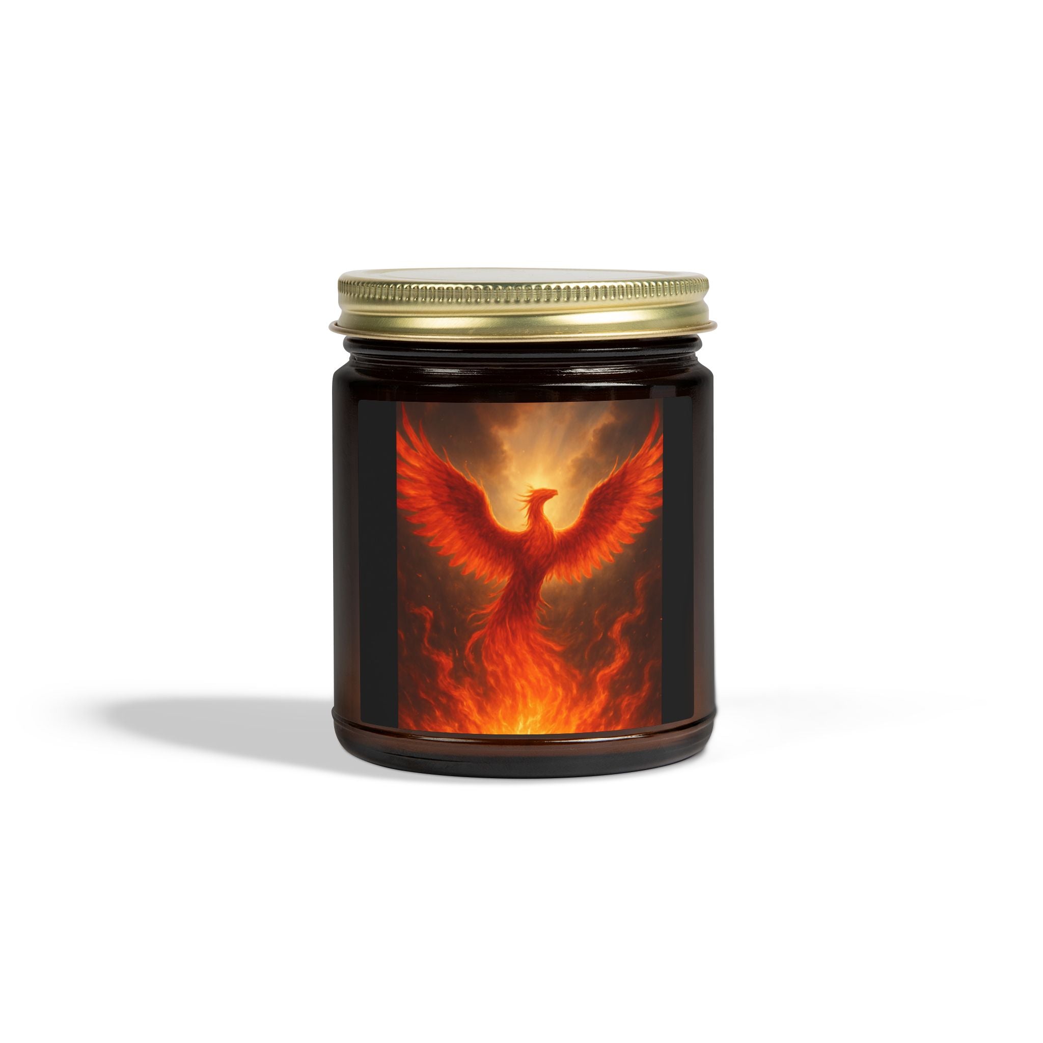 Phoenix Fire Scented Candle — Coconut Apricot Wax (4oz & 9oz)