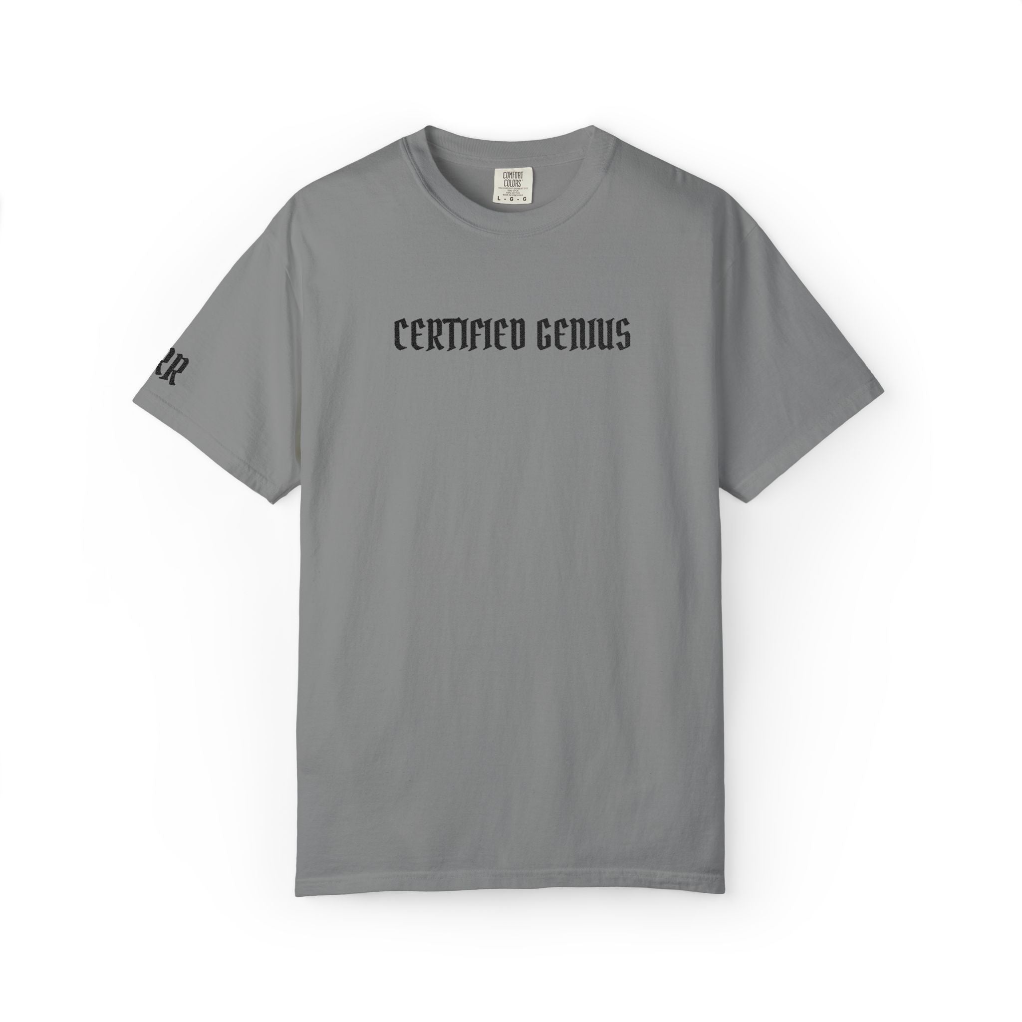 Certified Genuis White Graphic T-Shirt
