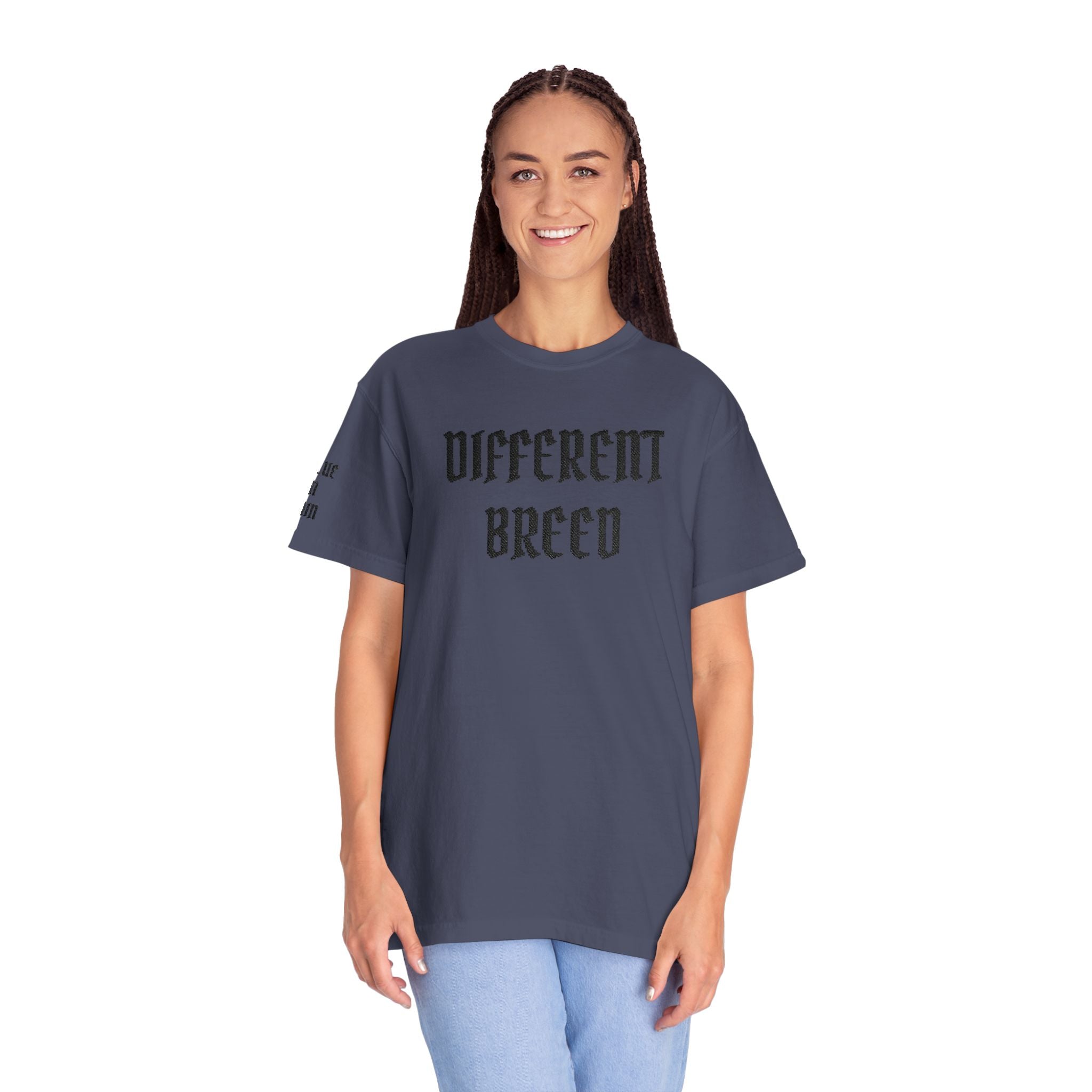 Different Breed T-Shirt — Gothic Text Graphic Tee