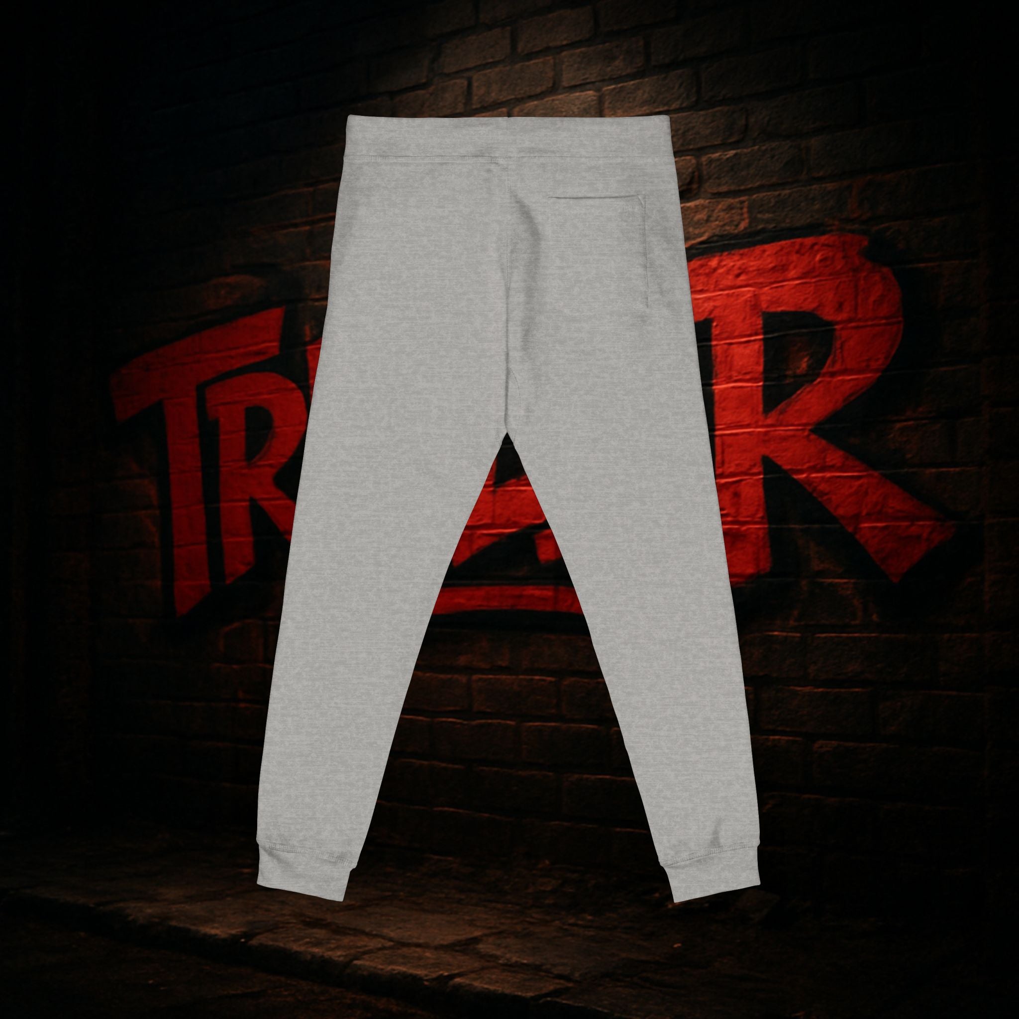 Embroidered Fleece Sweatpants — Cozy Casual Lounge Joggers